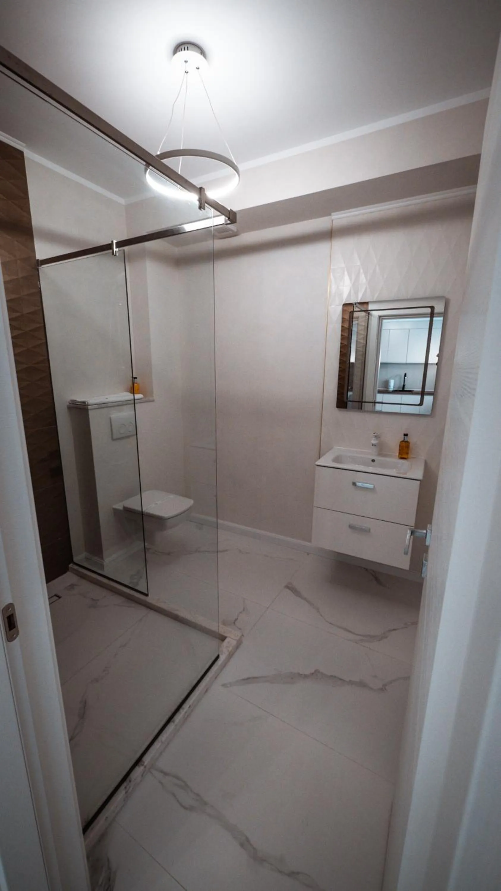 Bathroom in WAVE 4 Apartments Mamaia Nord