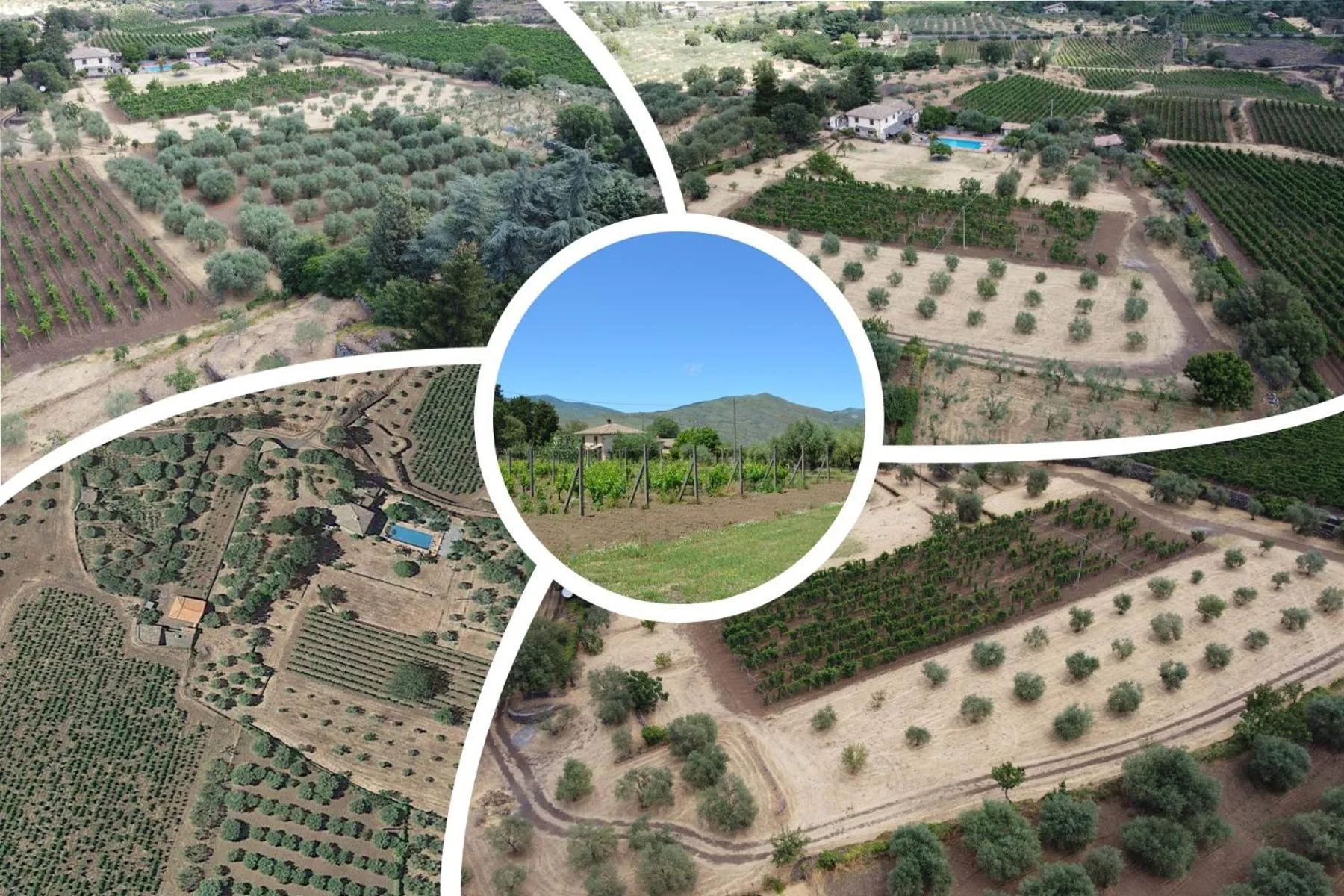 Bird's eye view in Villa VEDA