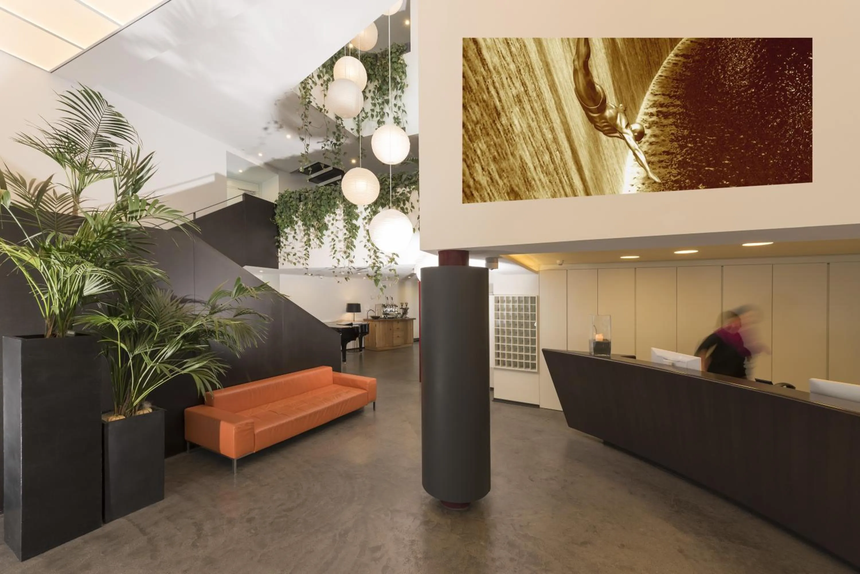 Lobby or reception in Bio & Wellnesshotel Pazeider - Healing Garden above Meran