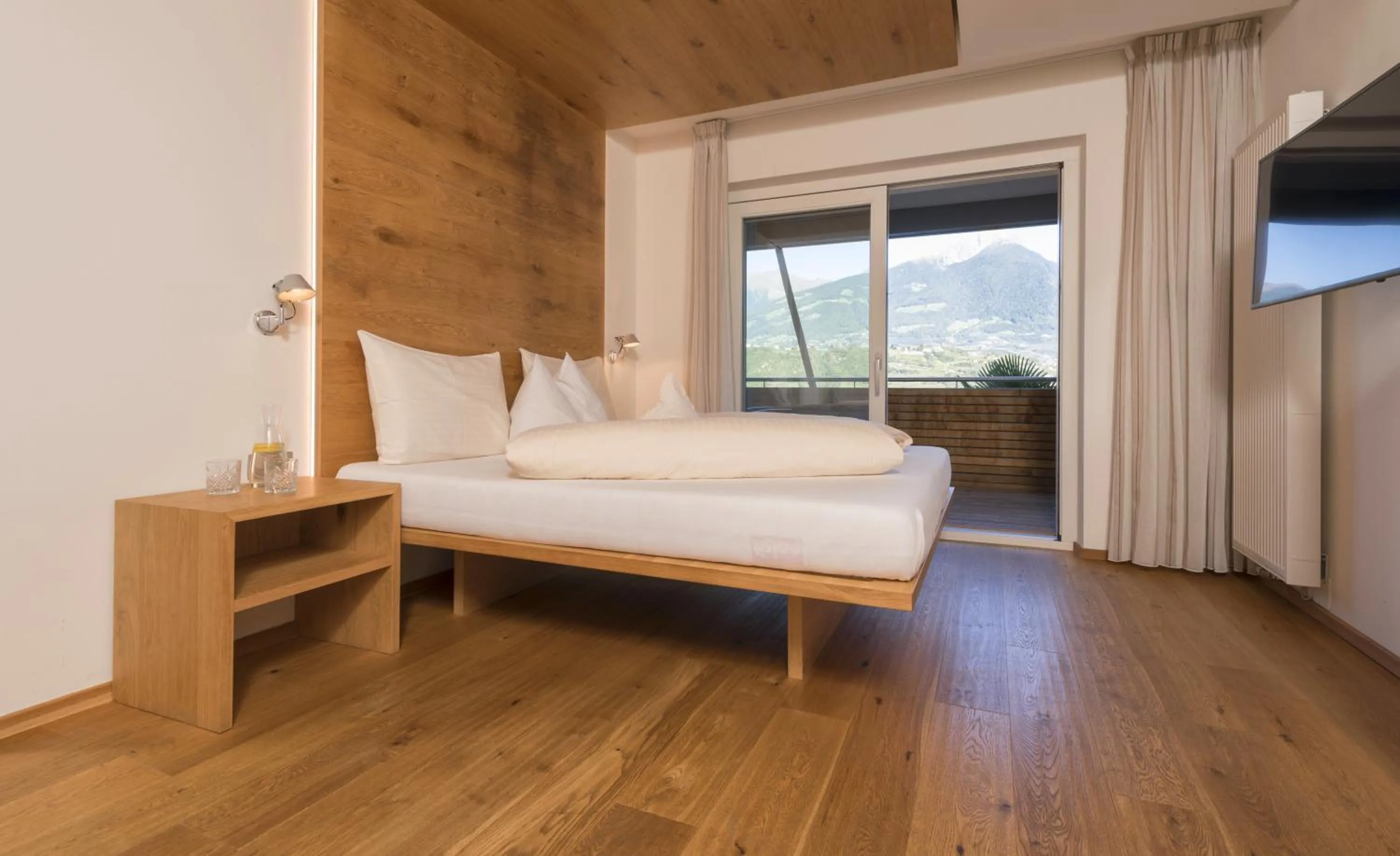 Photo of the whole room, Bed in Bio & Wellnesshotel Pazeider - Healing Garden above Meran