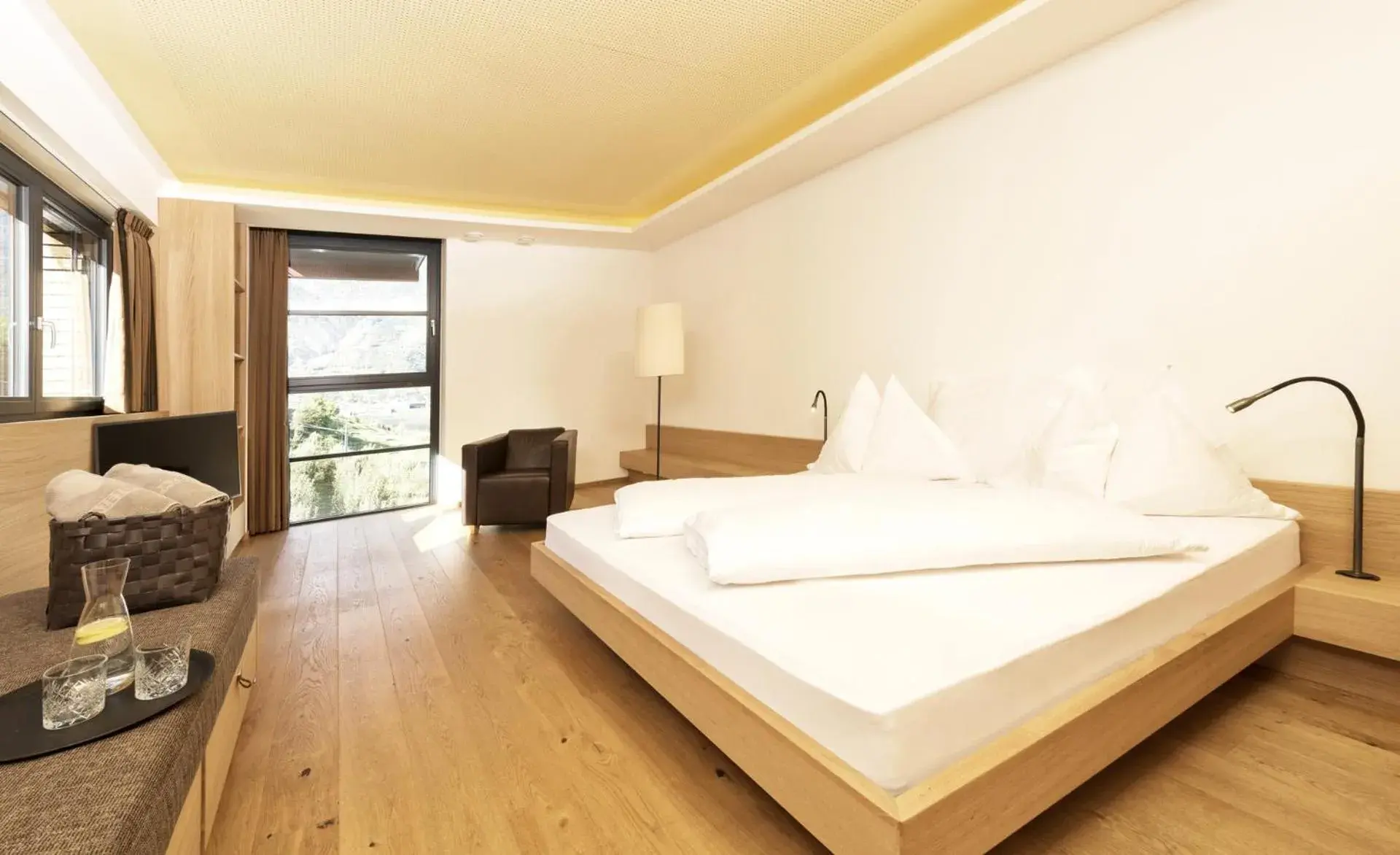 Economy Double Room - single occupancy in Bio & Wellnesshotel Pazeider - Healing Garden above Meran Economy Double Room - single occupancy in Bio & Wellnesshotel Pazeider - Healing Garden above Meran