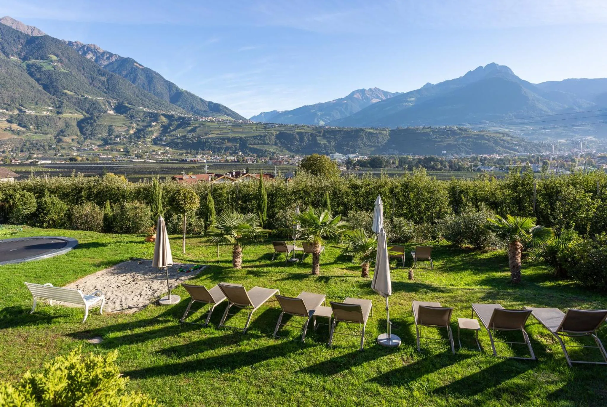 Natural landscape in Bio & Wellnesshotel Pazeider - Healing Garden above Meran