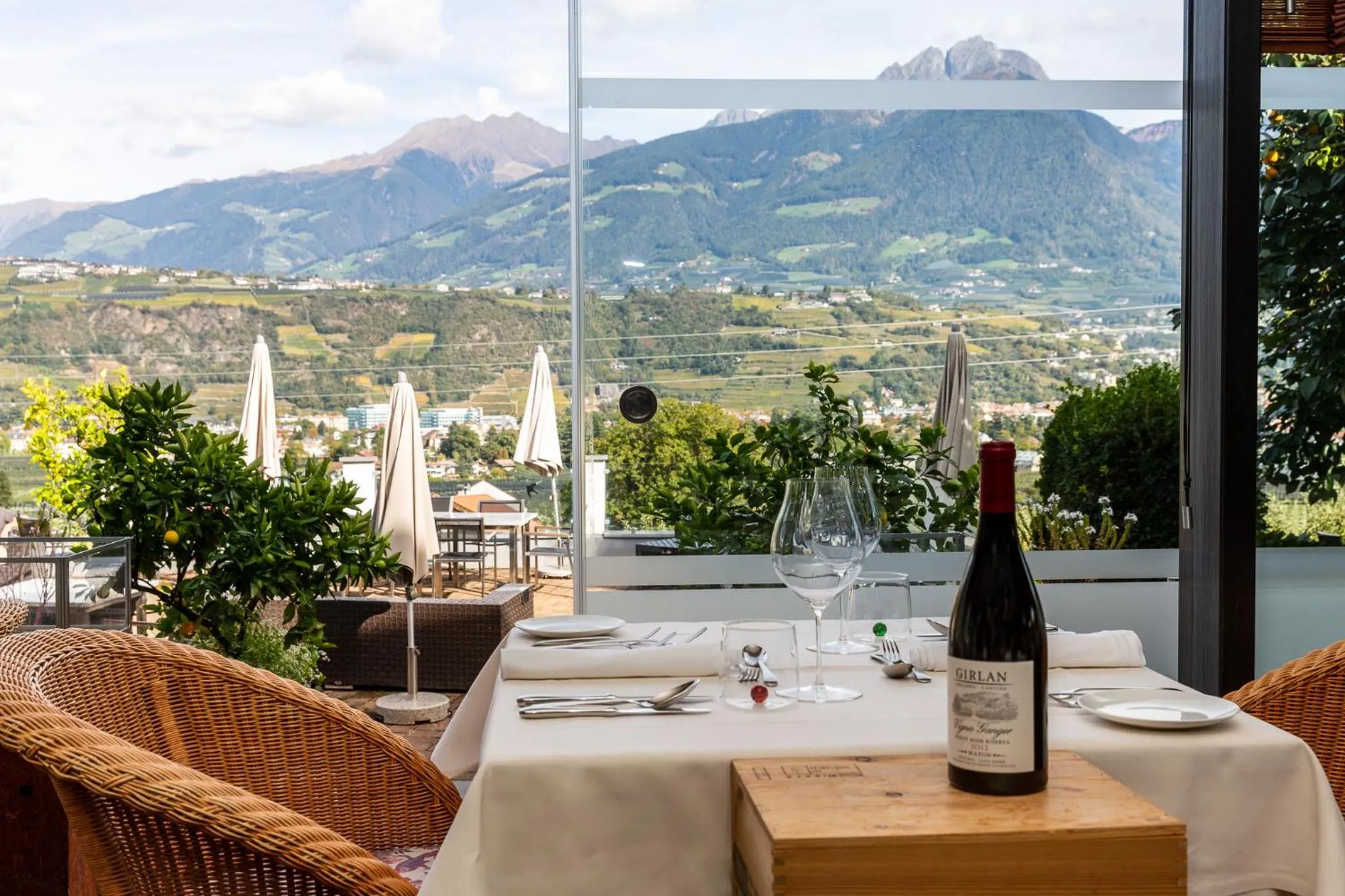 Restaurant/places to eat in Bio & Wellnesshotel Pazeider - Healing Garden above Meran