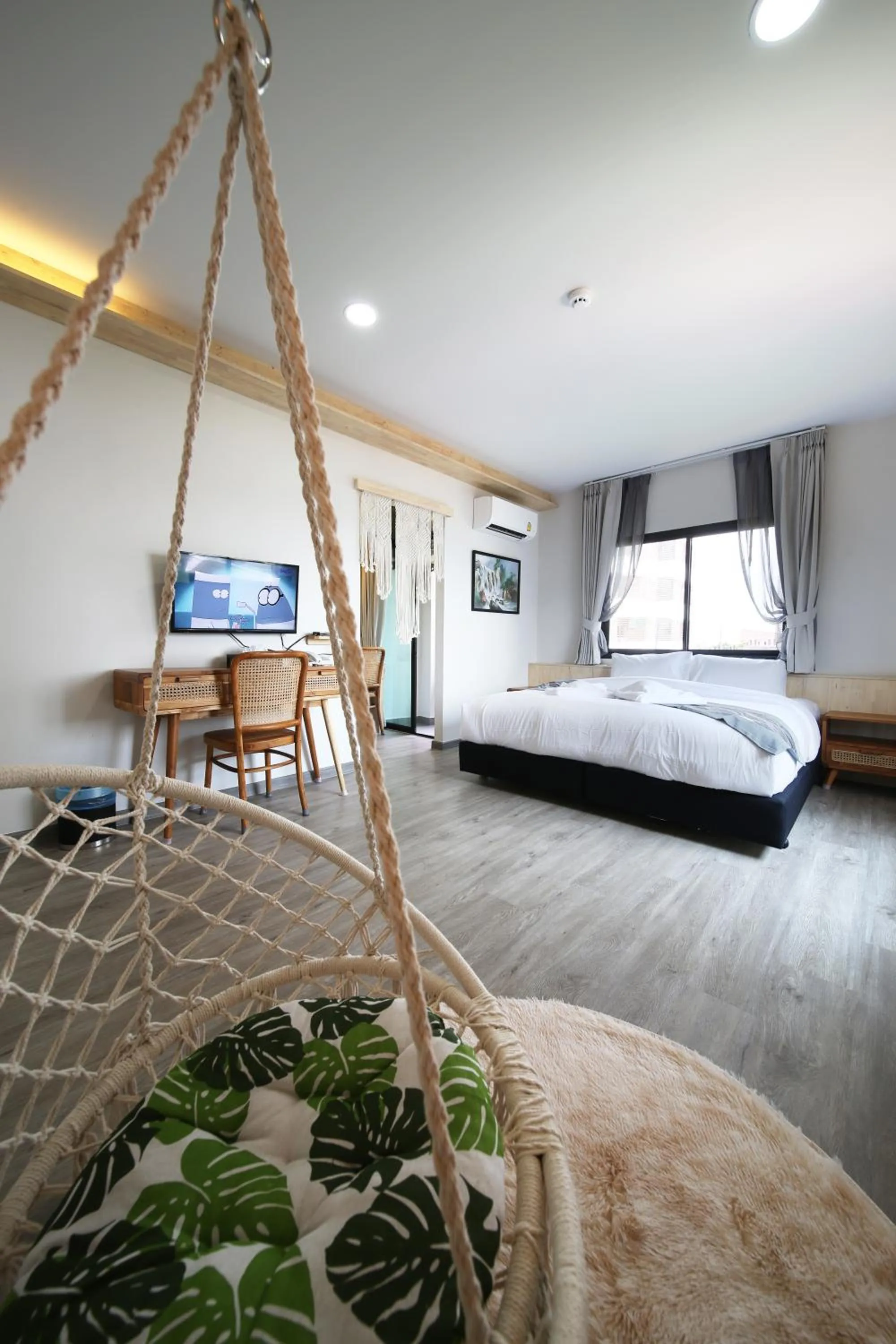 Bed in The Wood Pattani Hotel