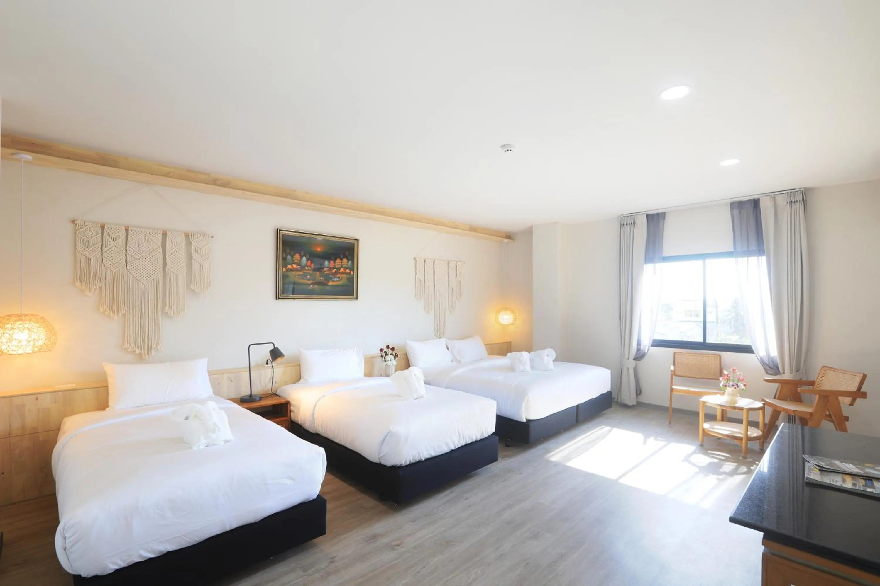 Bed in The Wood Pattani Hotel