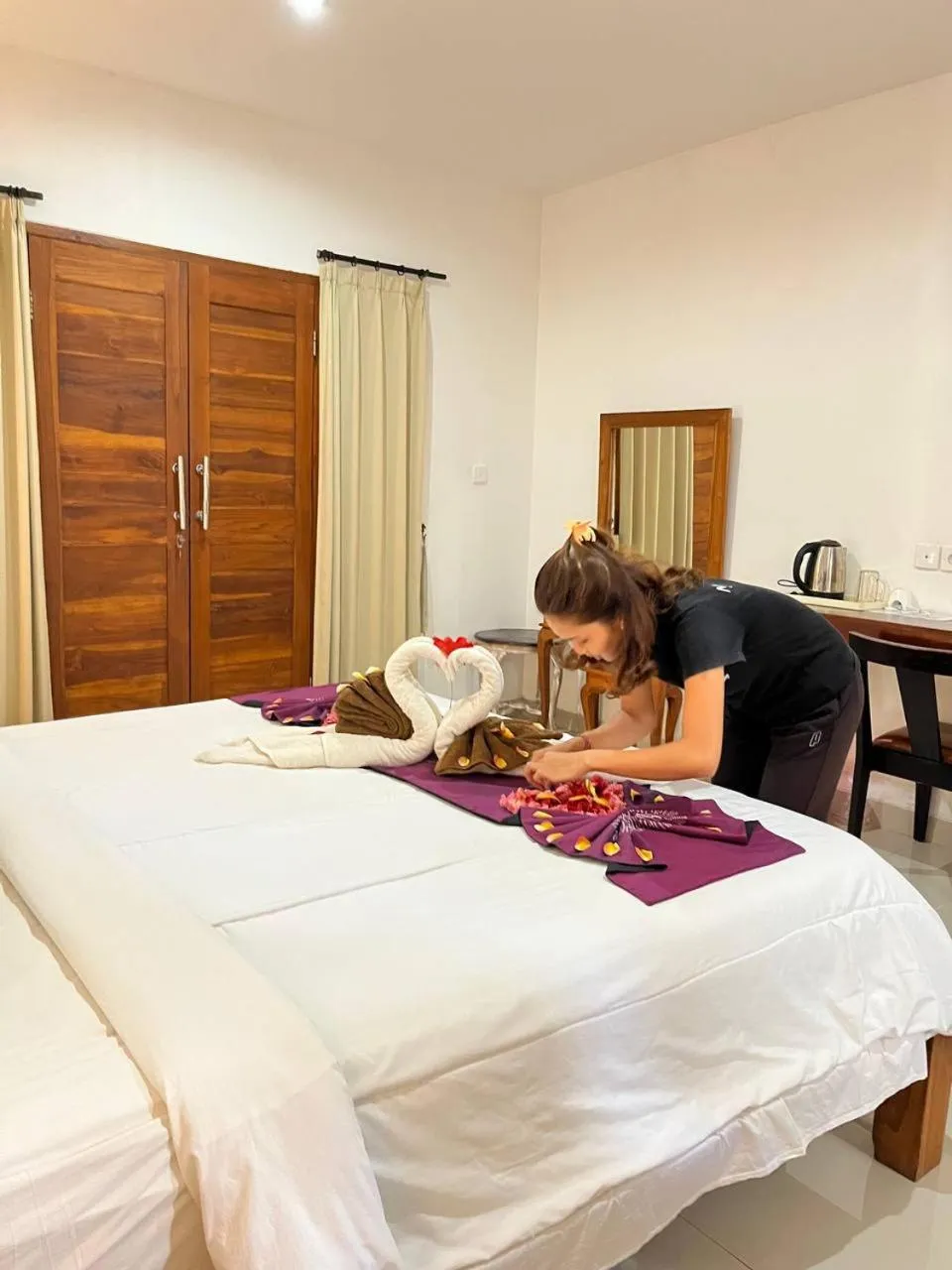 Bed in Pererenan nengah guest house canggu