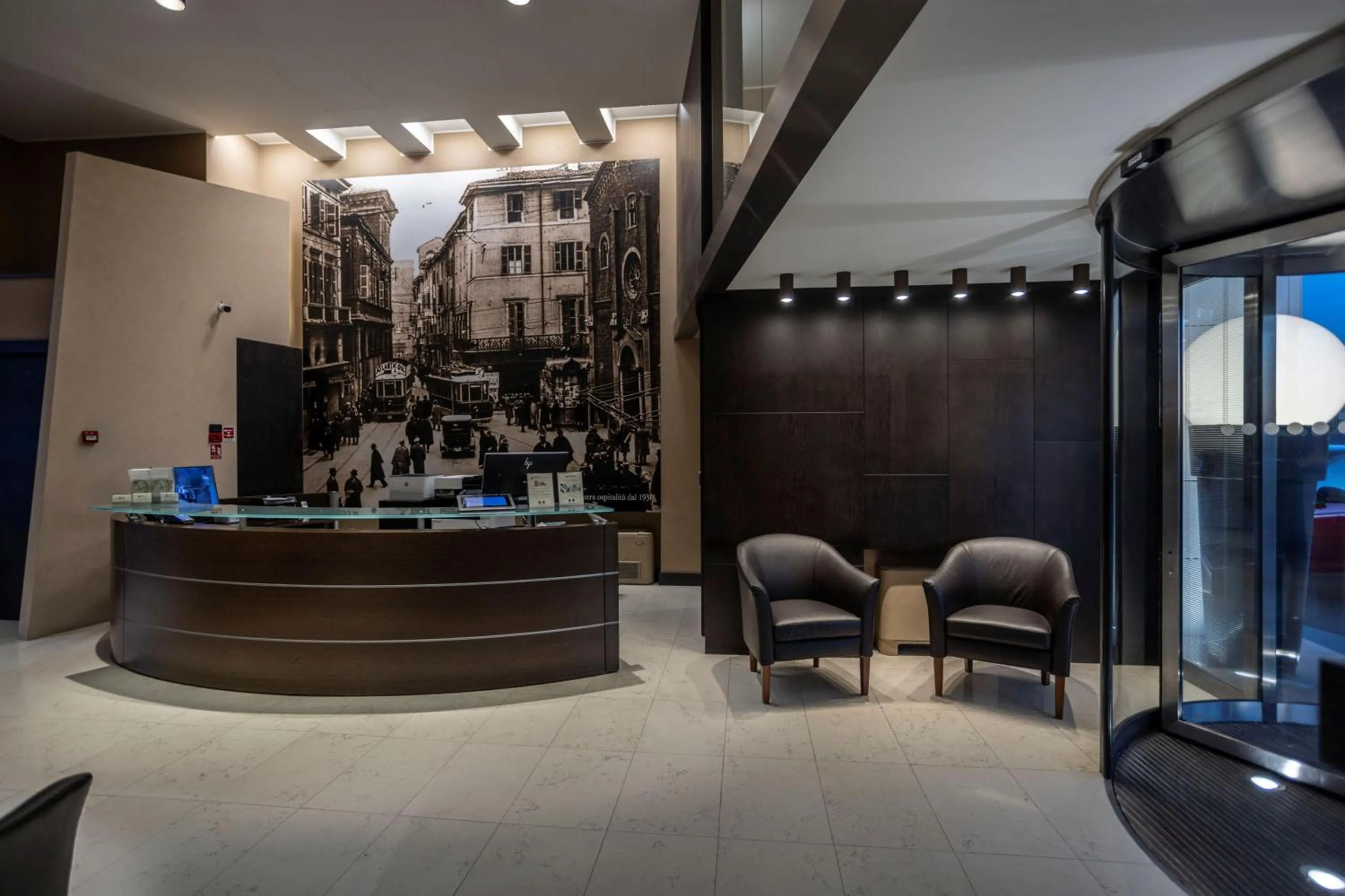 Lobby or reception in Stadio Hotel