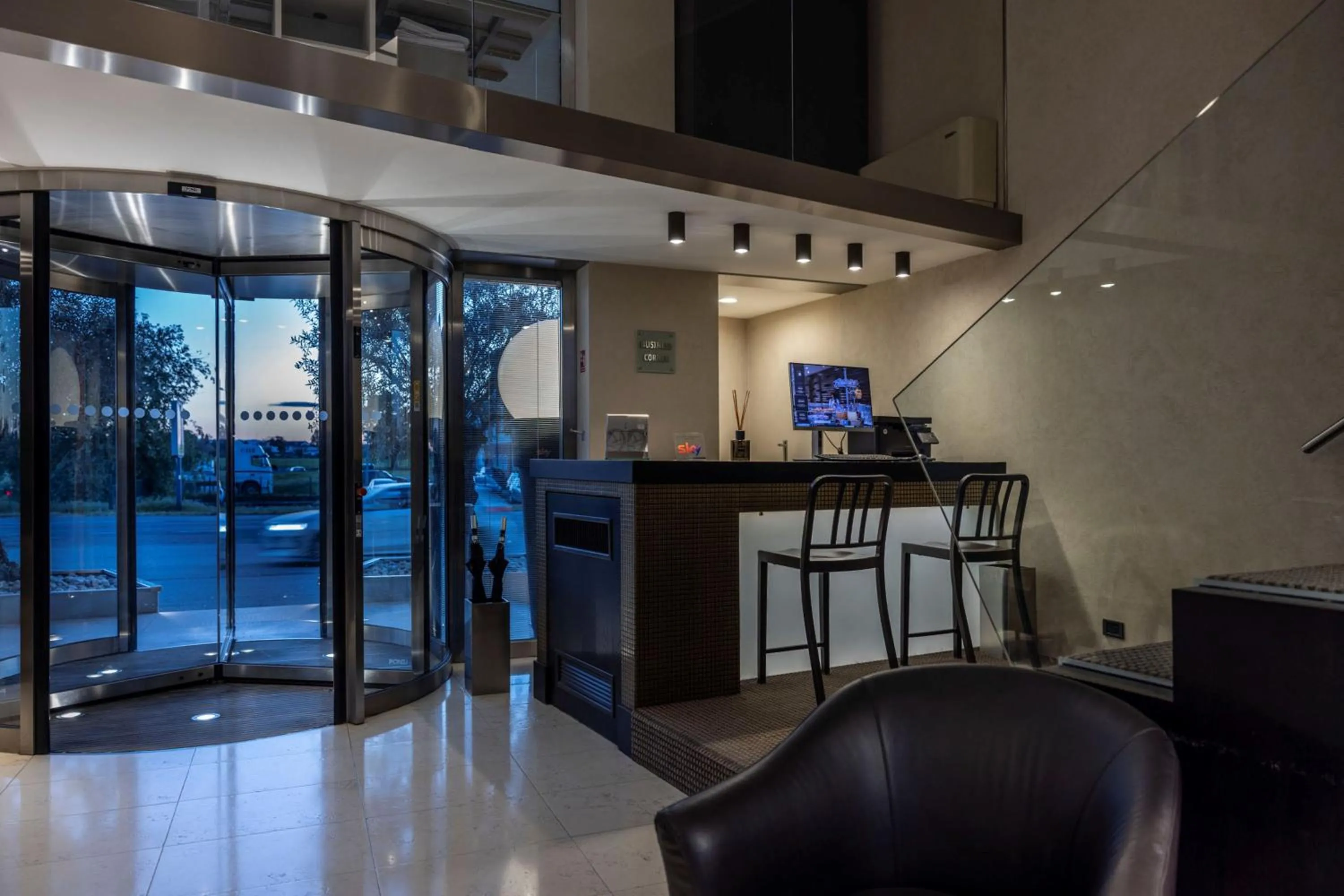 Seating area in Stadio Hotel