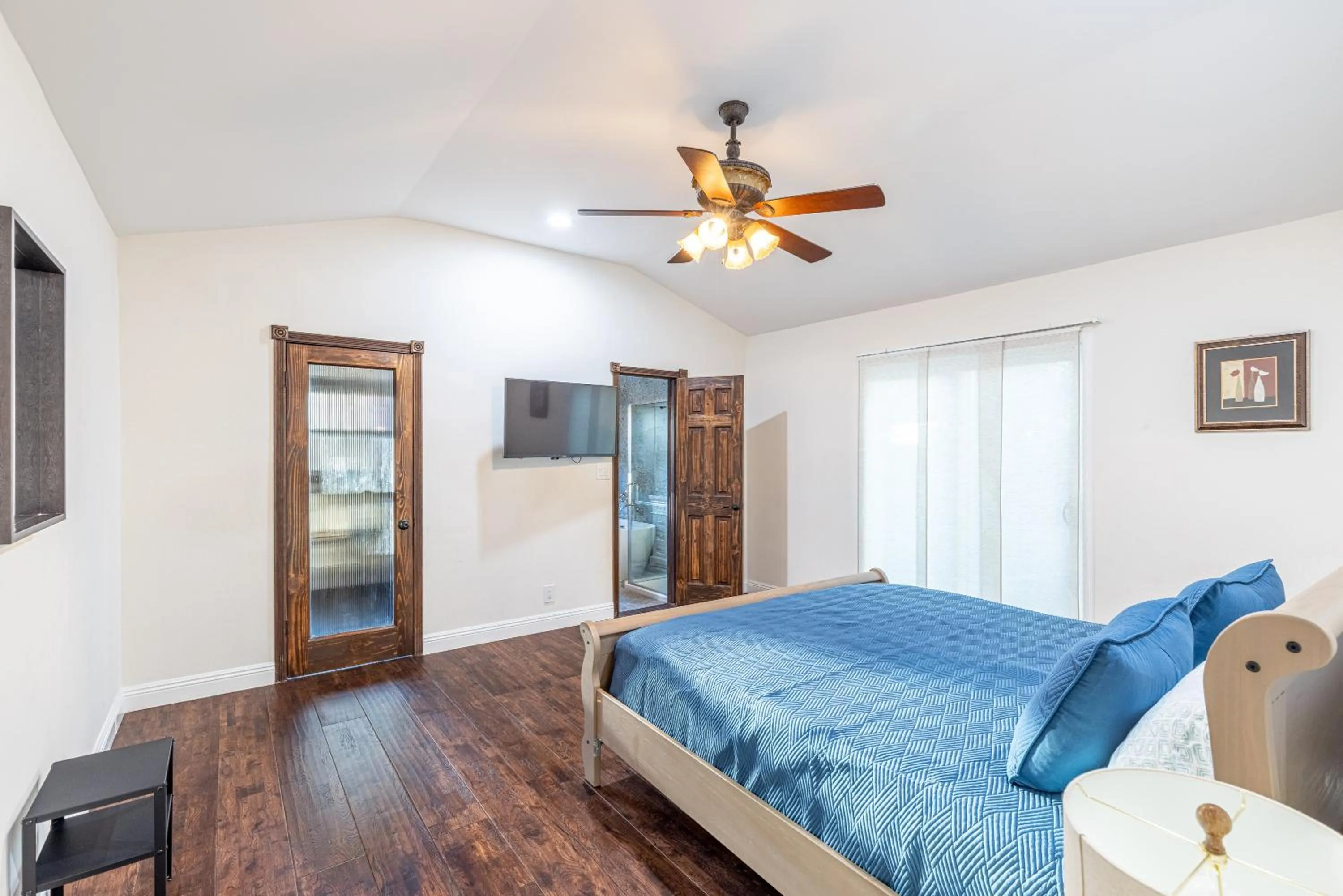 Bed in Spacious Home with Garden & Pool