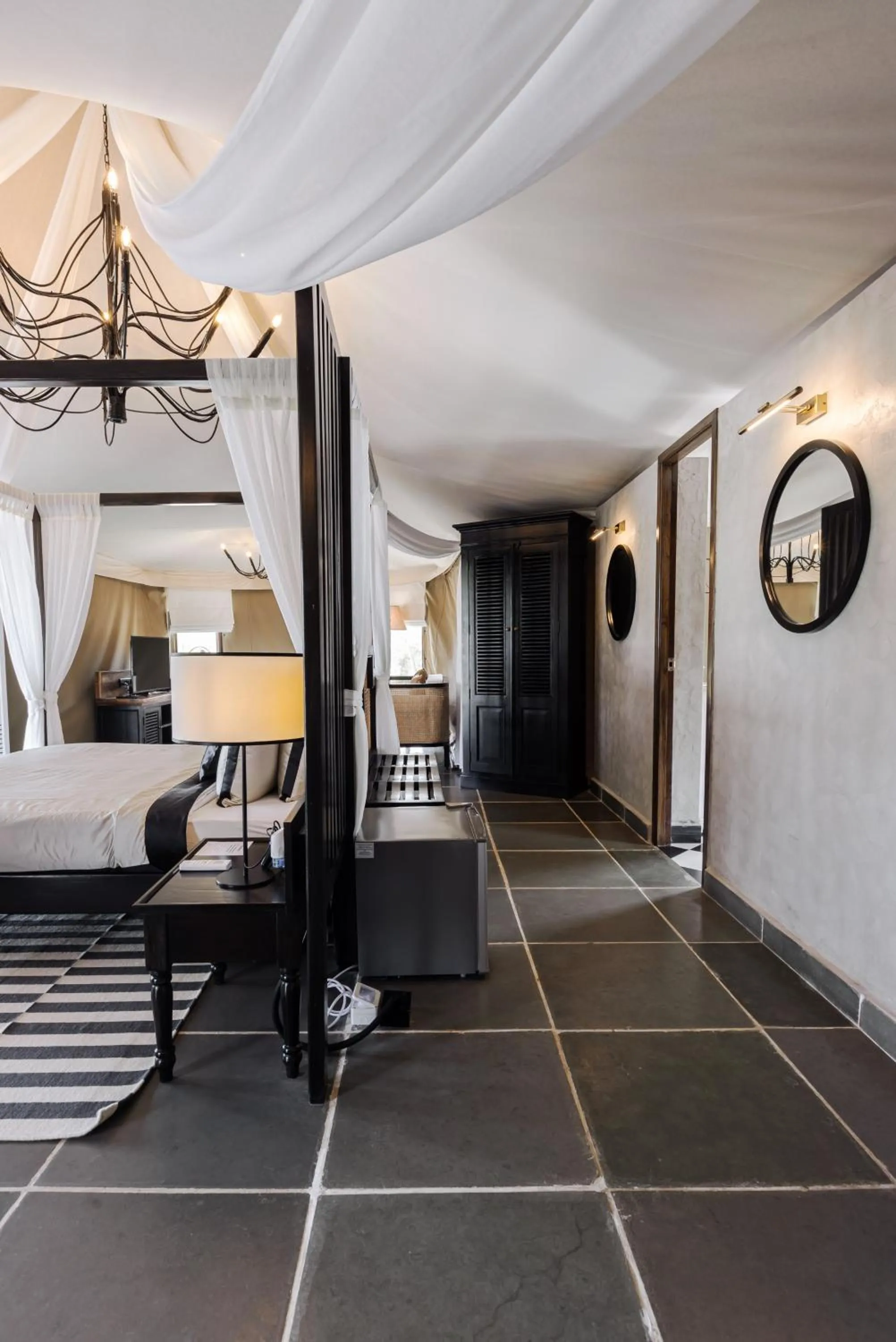 Bedroom, Bed in The Alampara Resort - Luxury Boutique Glamping & Water sports