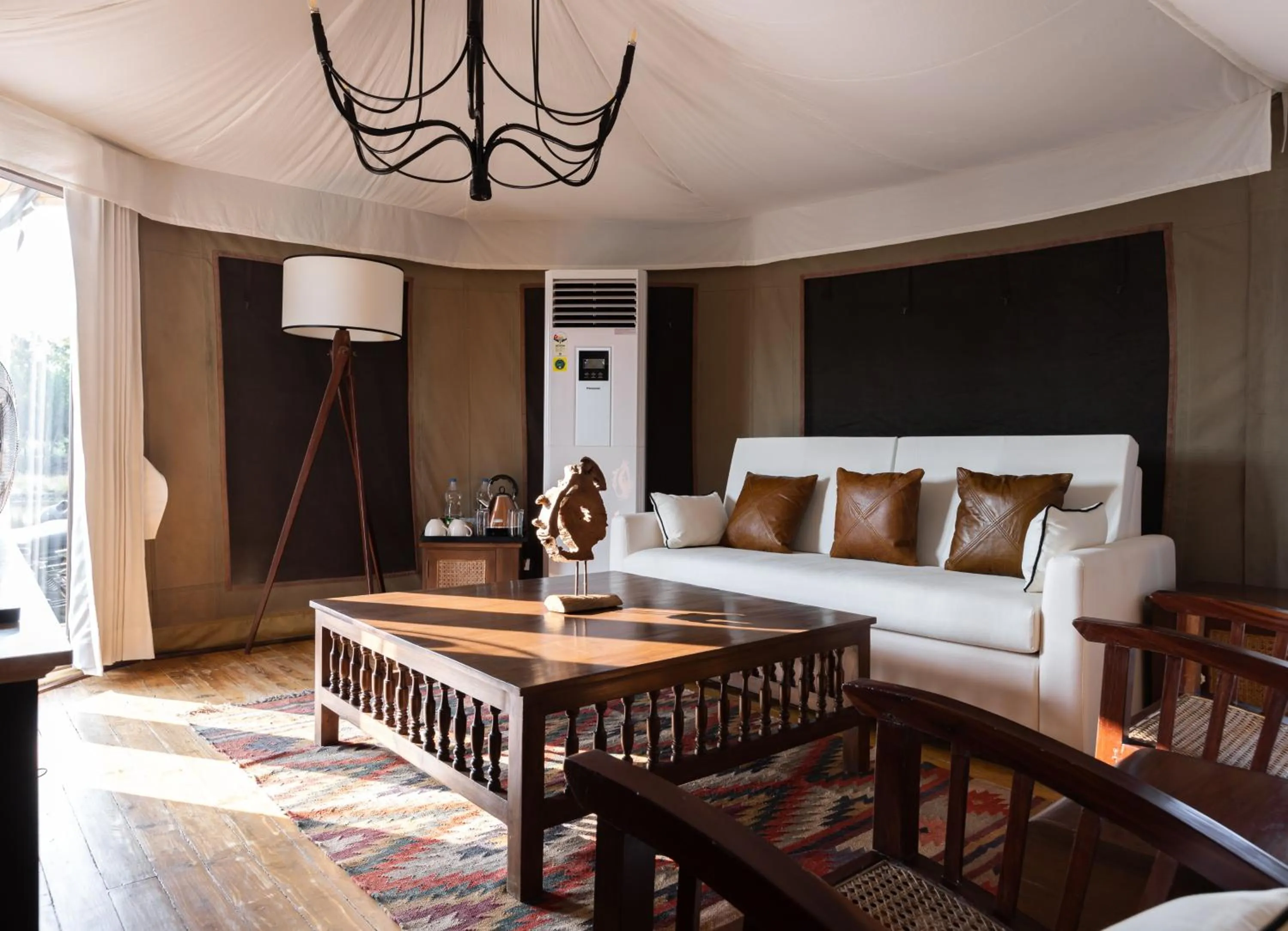 Seating area in The Alampara Resort - Luxury Boutique Glamping & Water sports