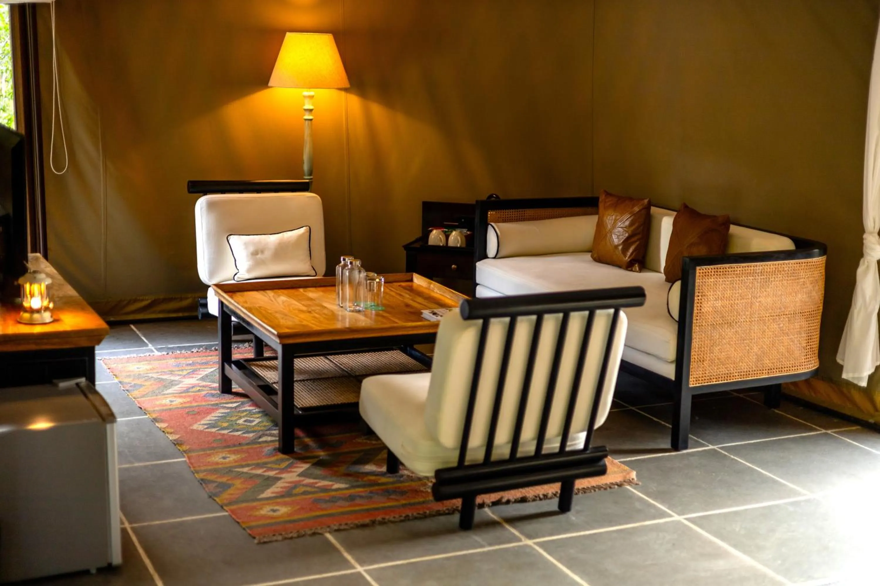 Living room in The Alampara Resort - Luxury Boutique Glamping & Water sports