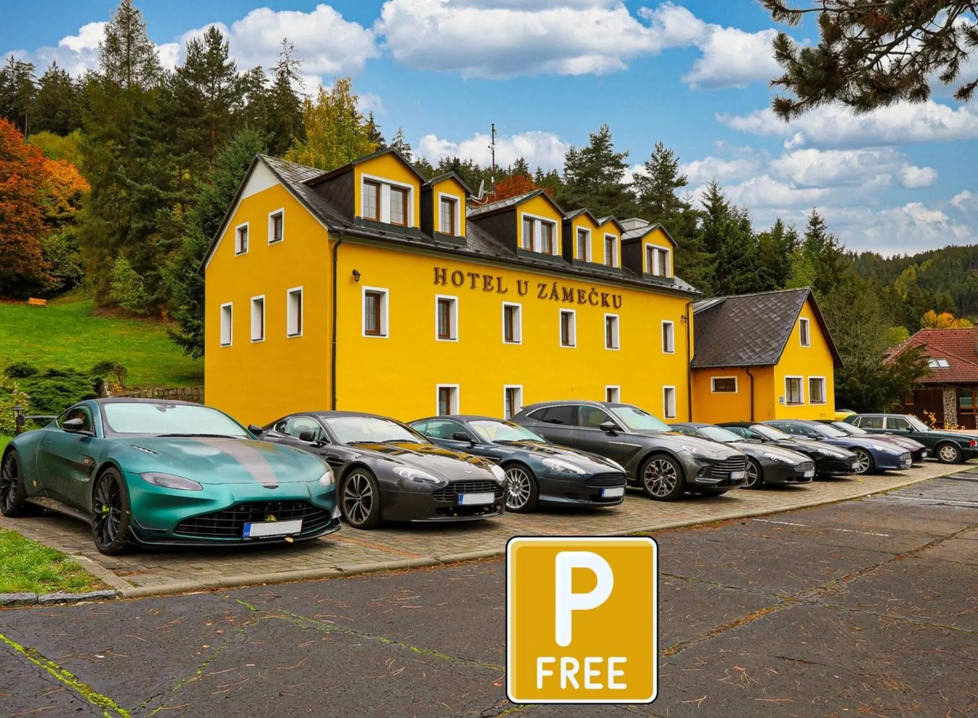 Property building in Hotel U Zámečku Cihelny