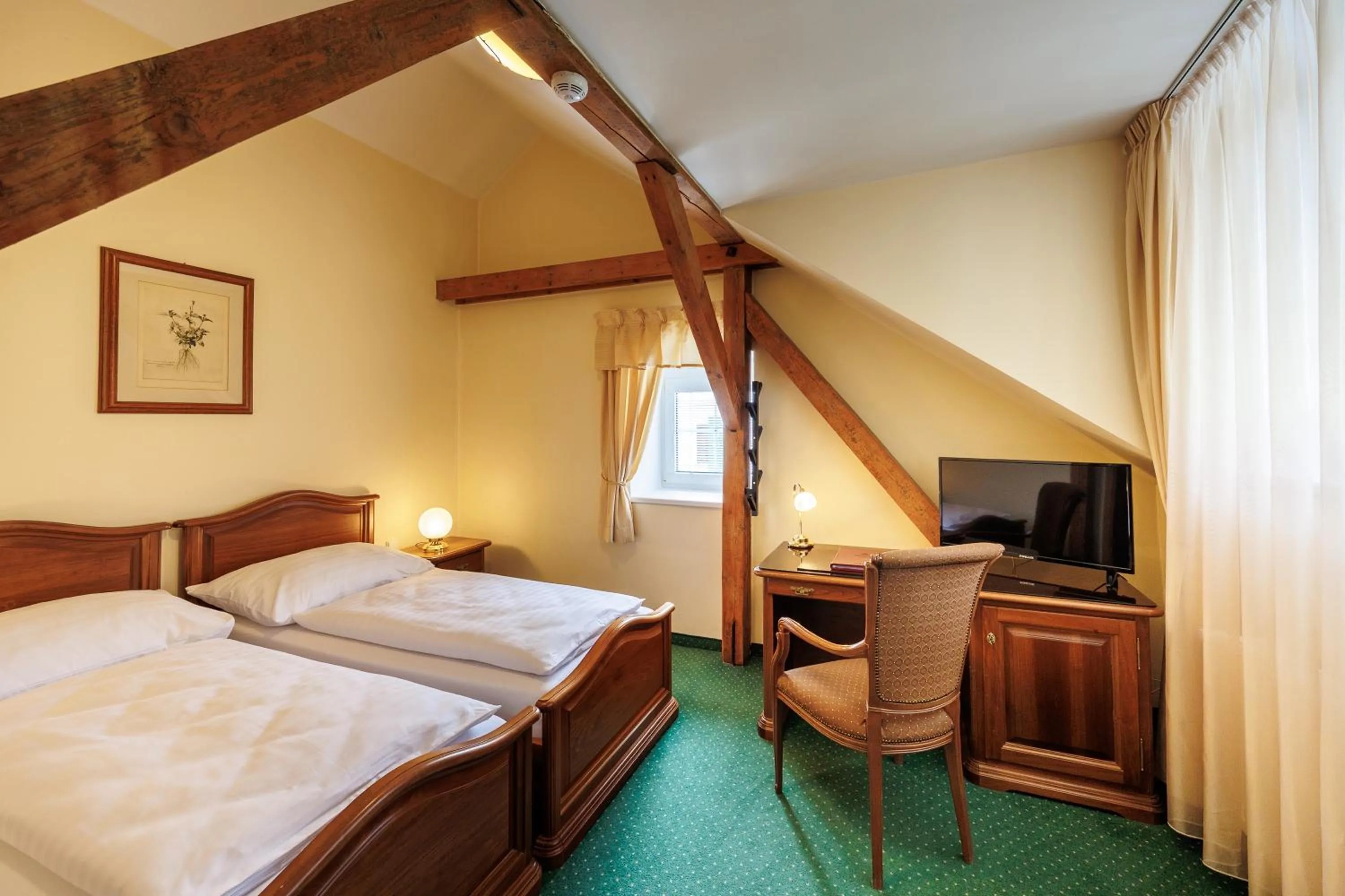 Photo of the whole room, Bed in Hotel U Zámečku Cihelny