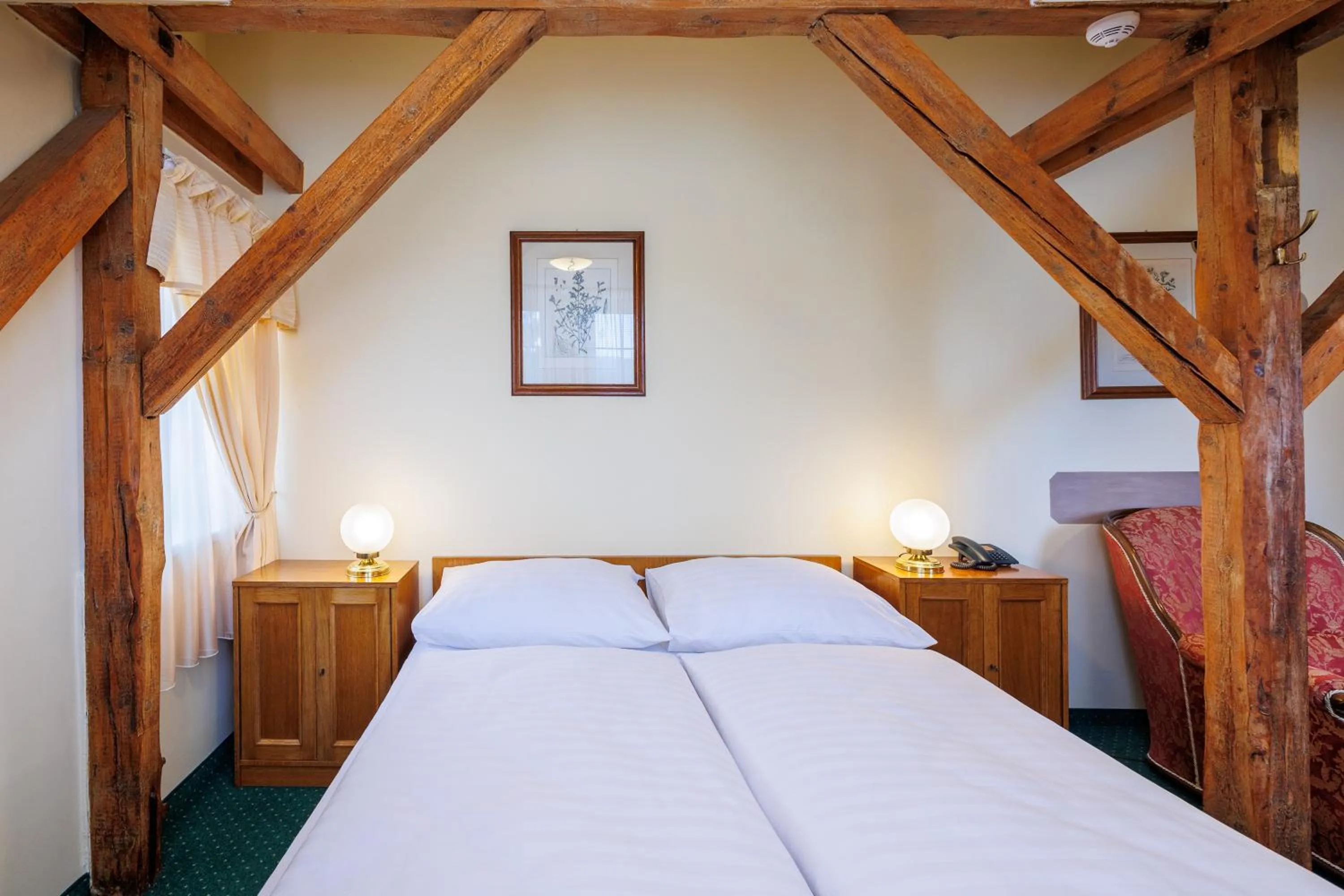 Bed in Hotel U Zámečku Cihelny