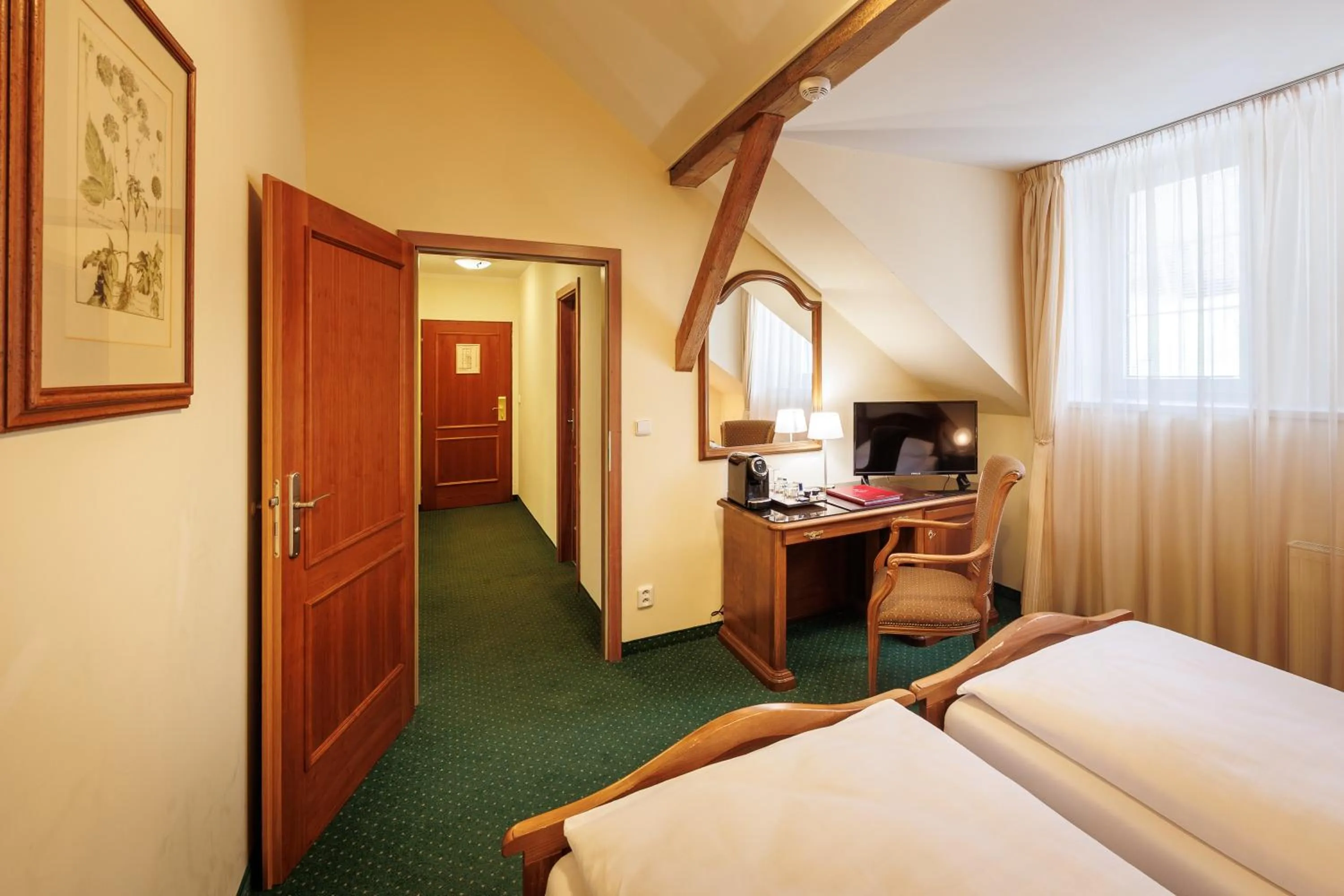 Photo of the whole room, Bed in Hotel U Zámečku Cihelny