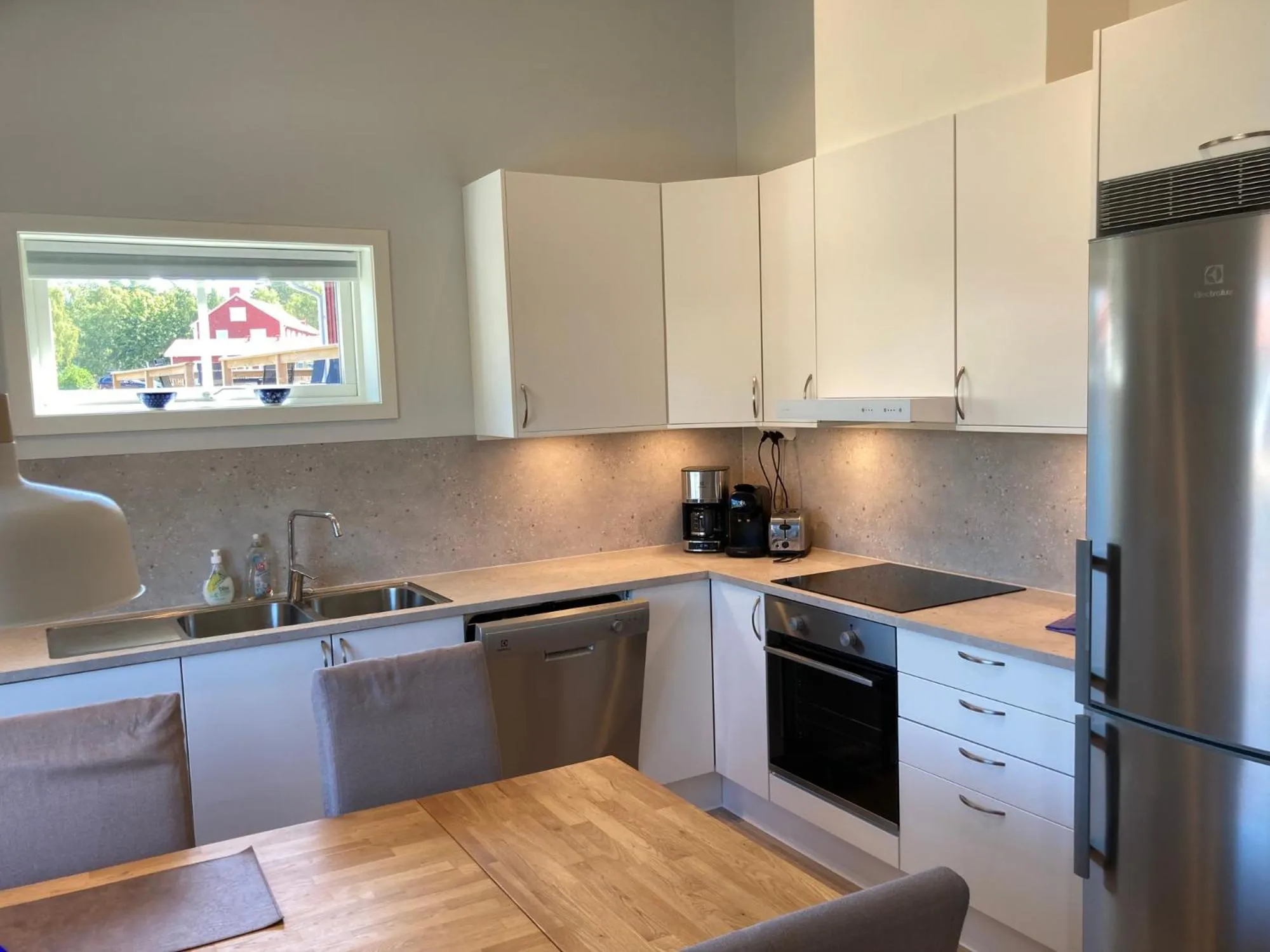 Kitchen or kitchenette in Stora Frögården