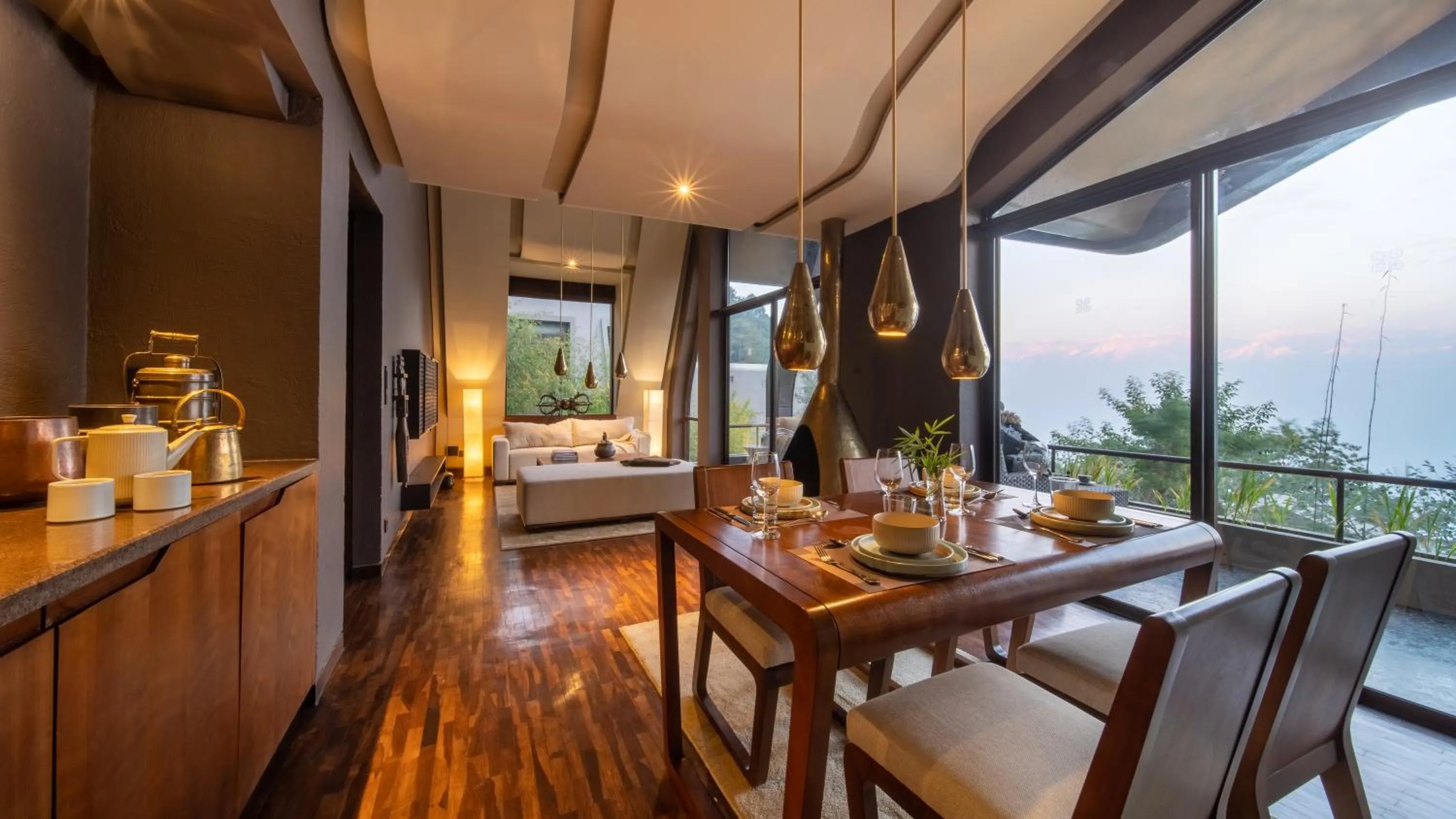 Living room in Kavya Himalayas