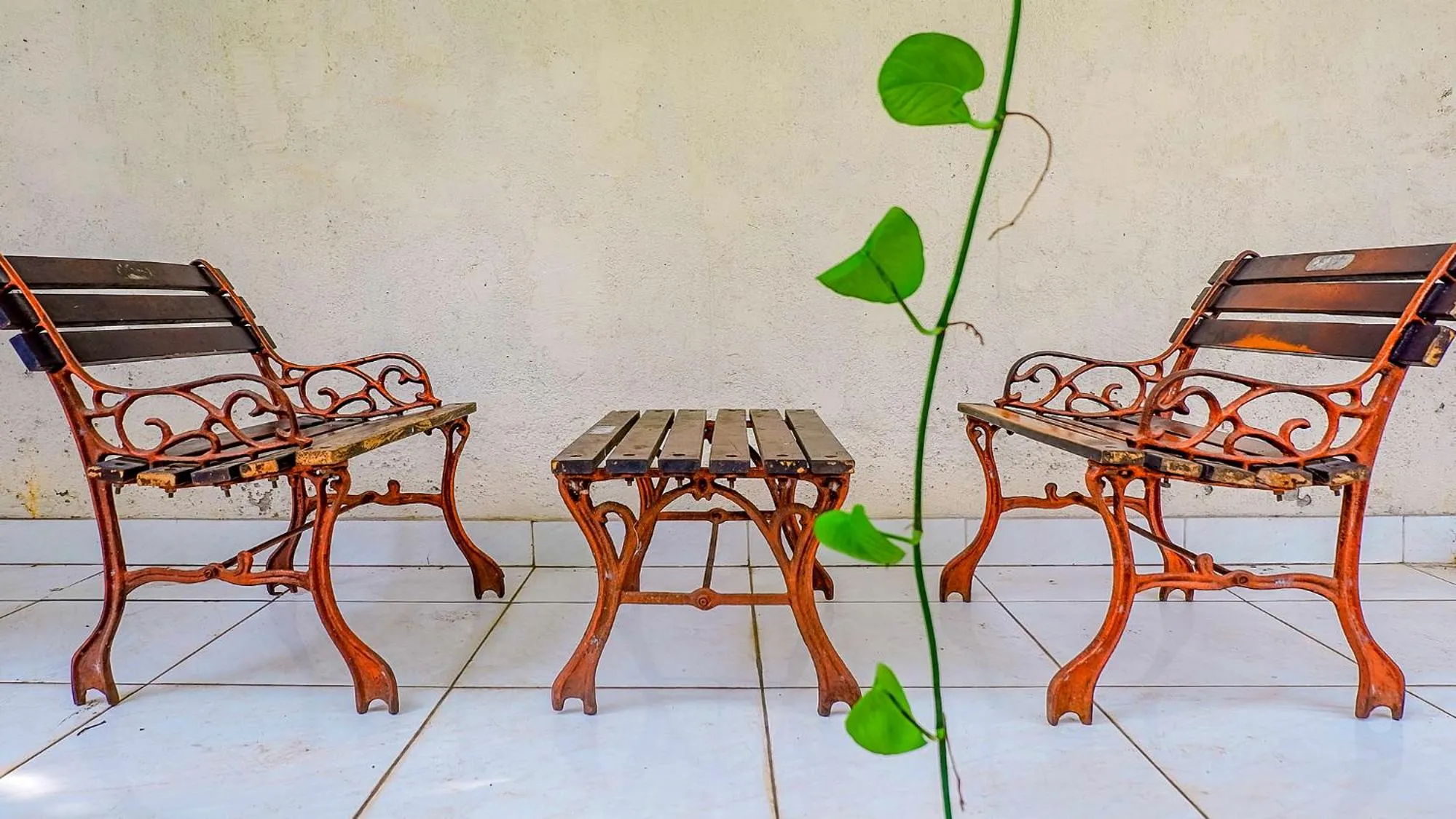 Seating area in Namora Residence