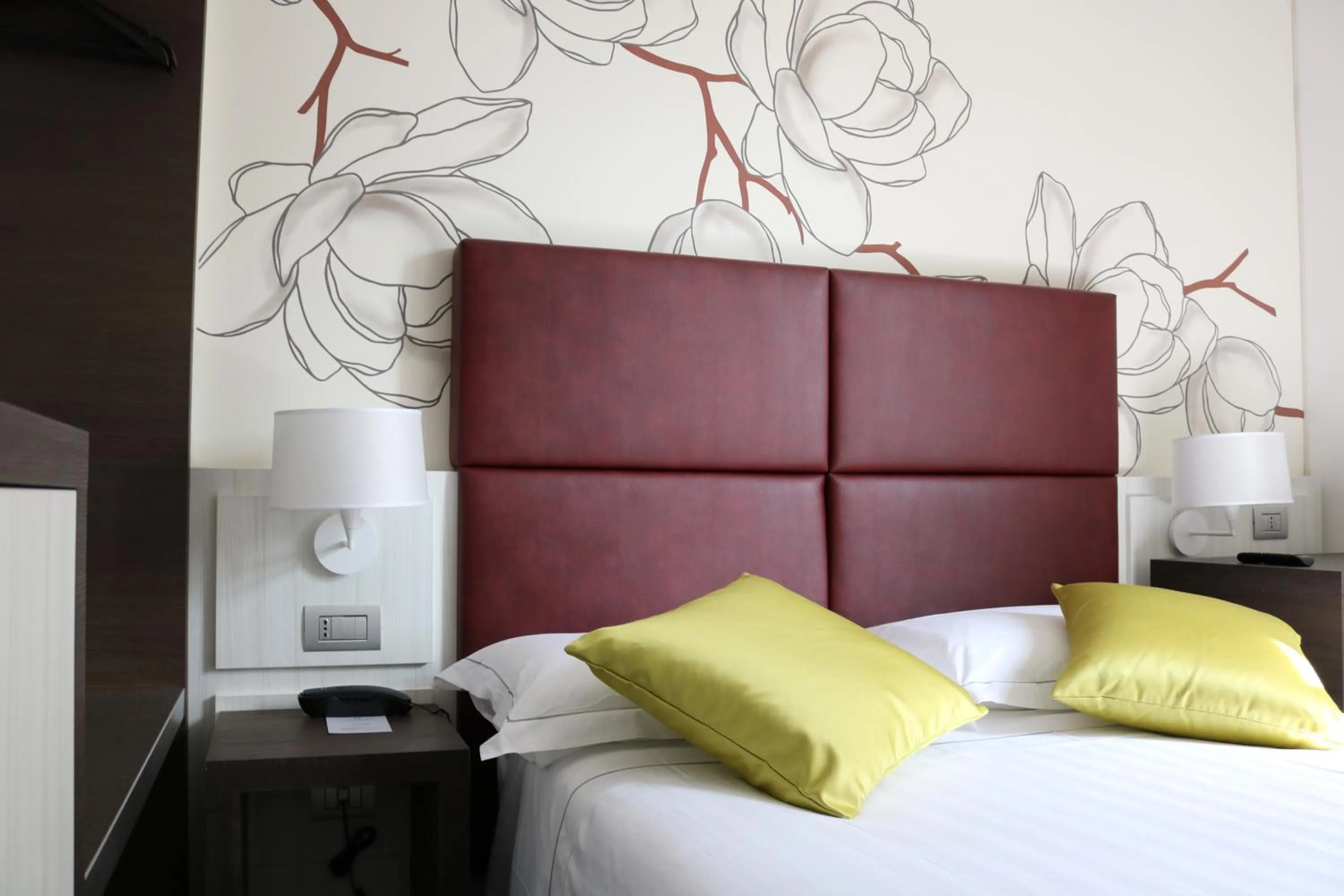 Bed in Hotel Villa Nabila