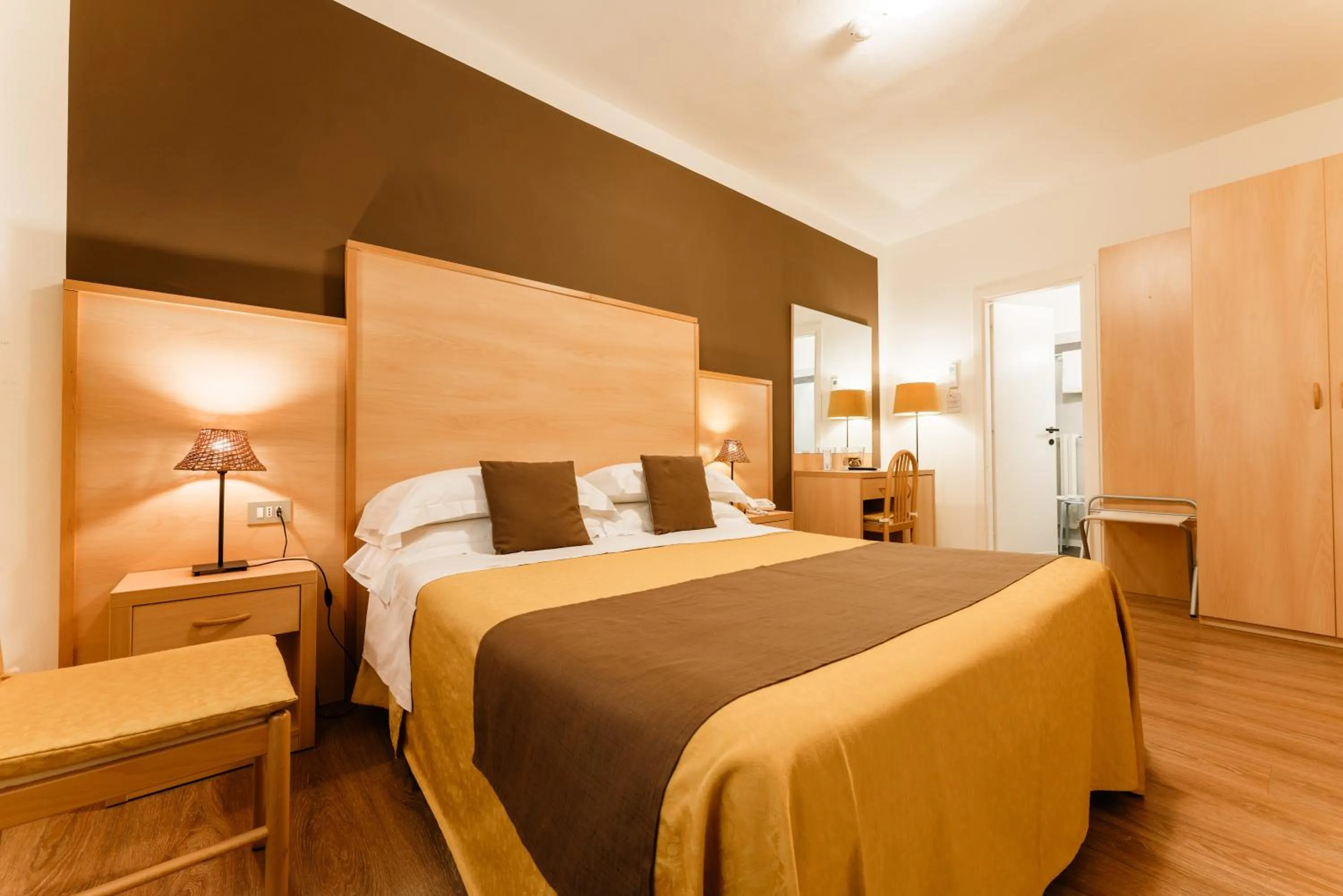 Bed in Hotel Eden Salò