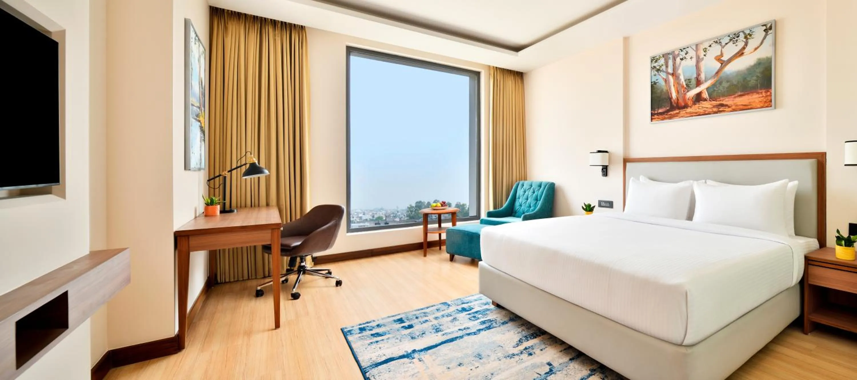 Bed in Golden Tulip Jalandhar