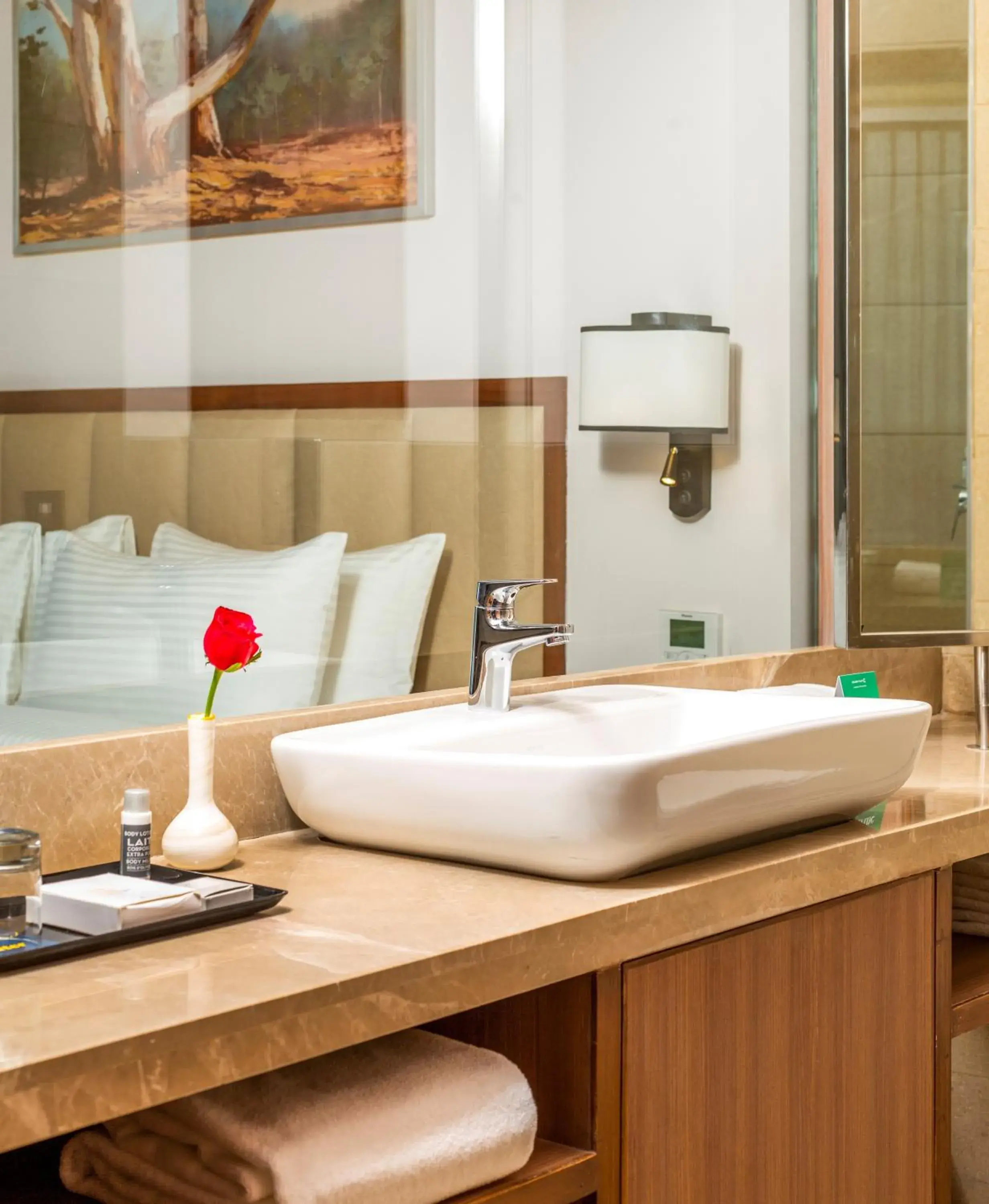 Bathroom in Golden Tulip Jalandhar Bathroom in Golden Tulip Jalandhar