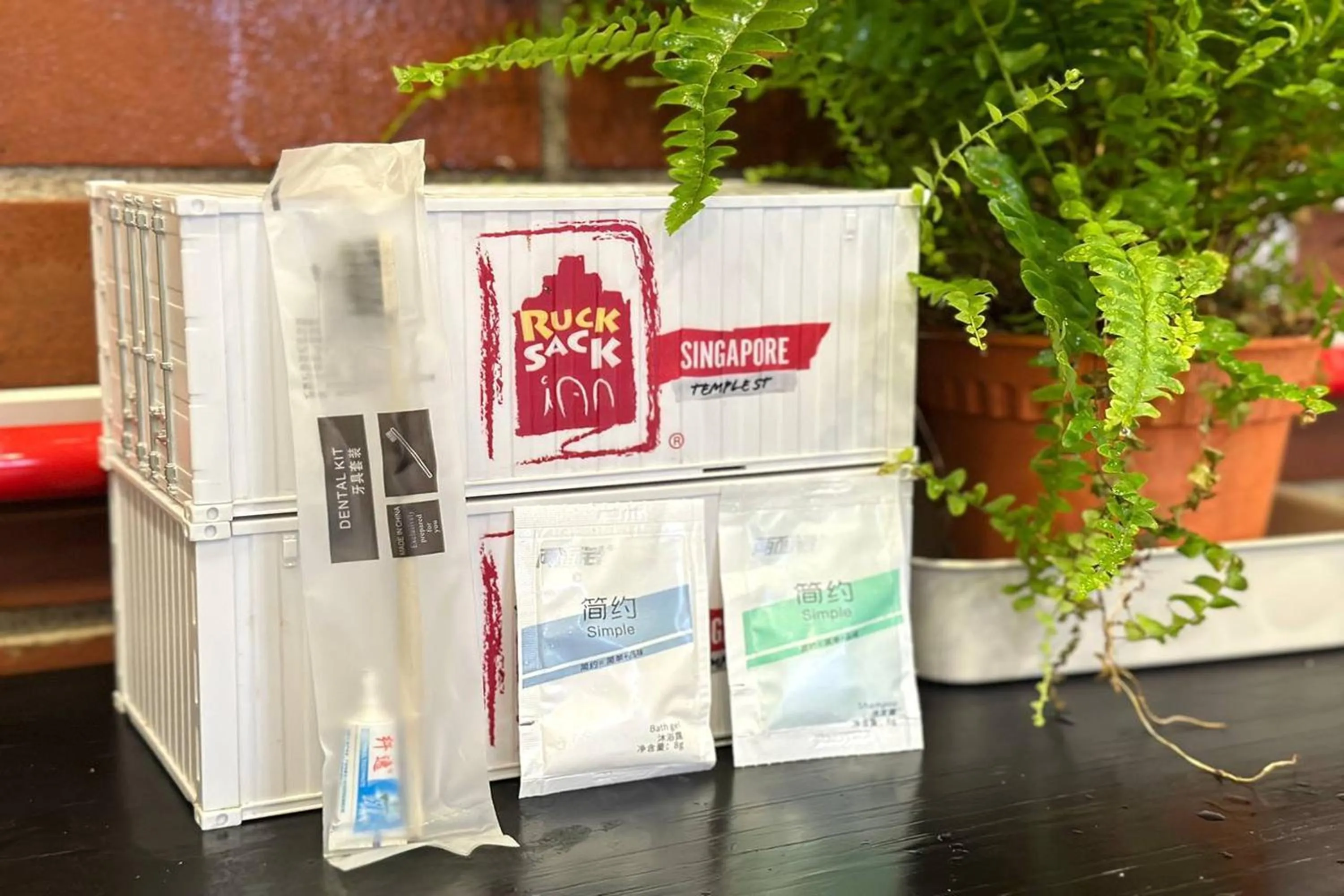 Property logo or sign in Rucksack Inn Temple Street