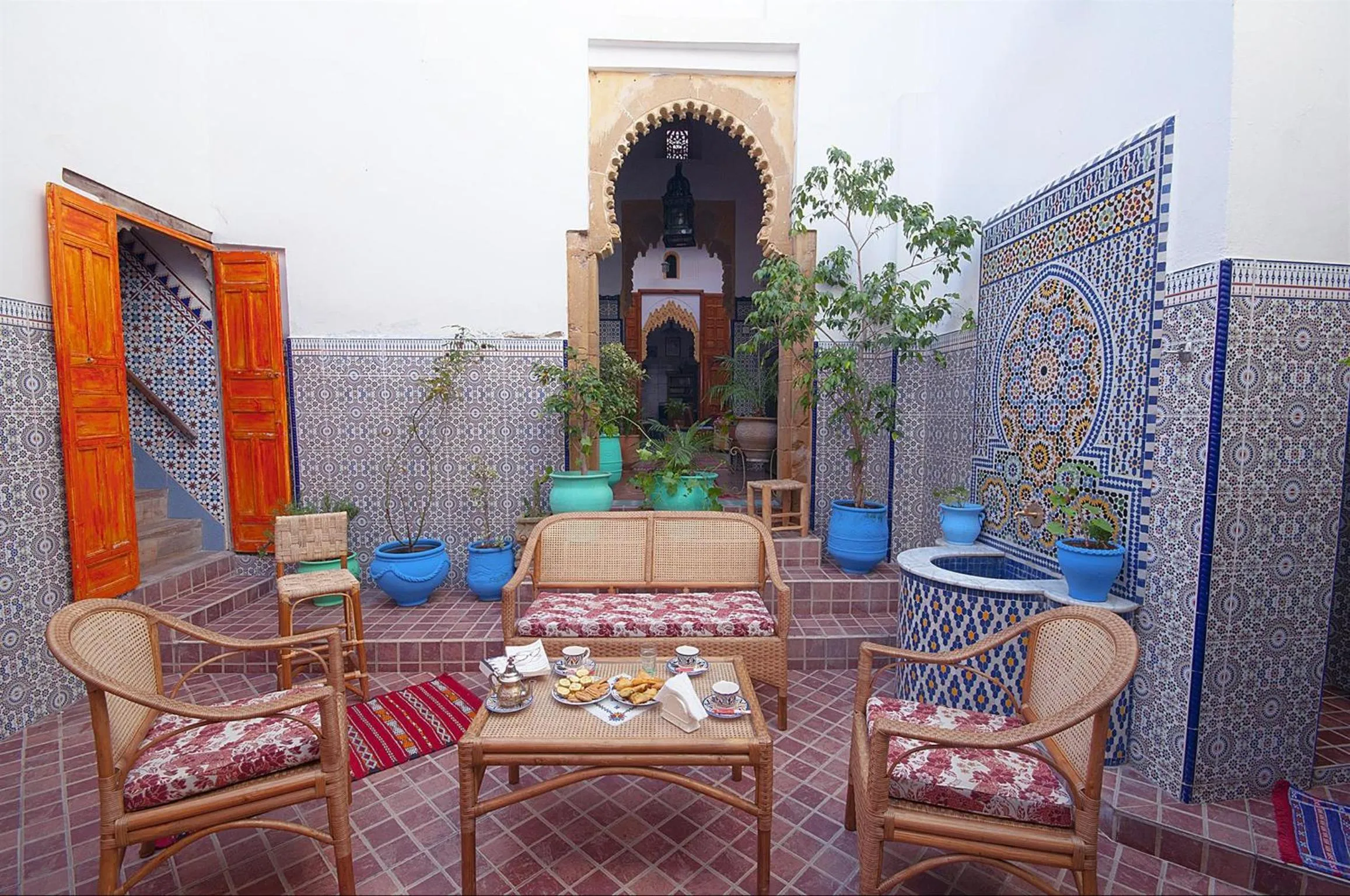 Patio in Riad Dar Jabador