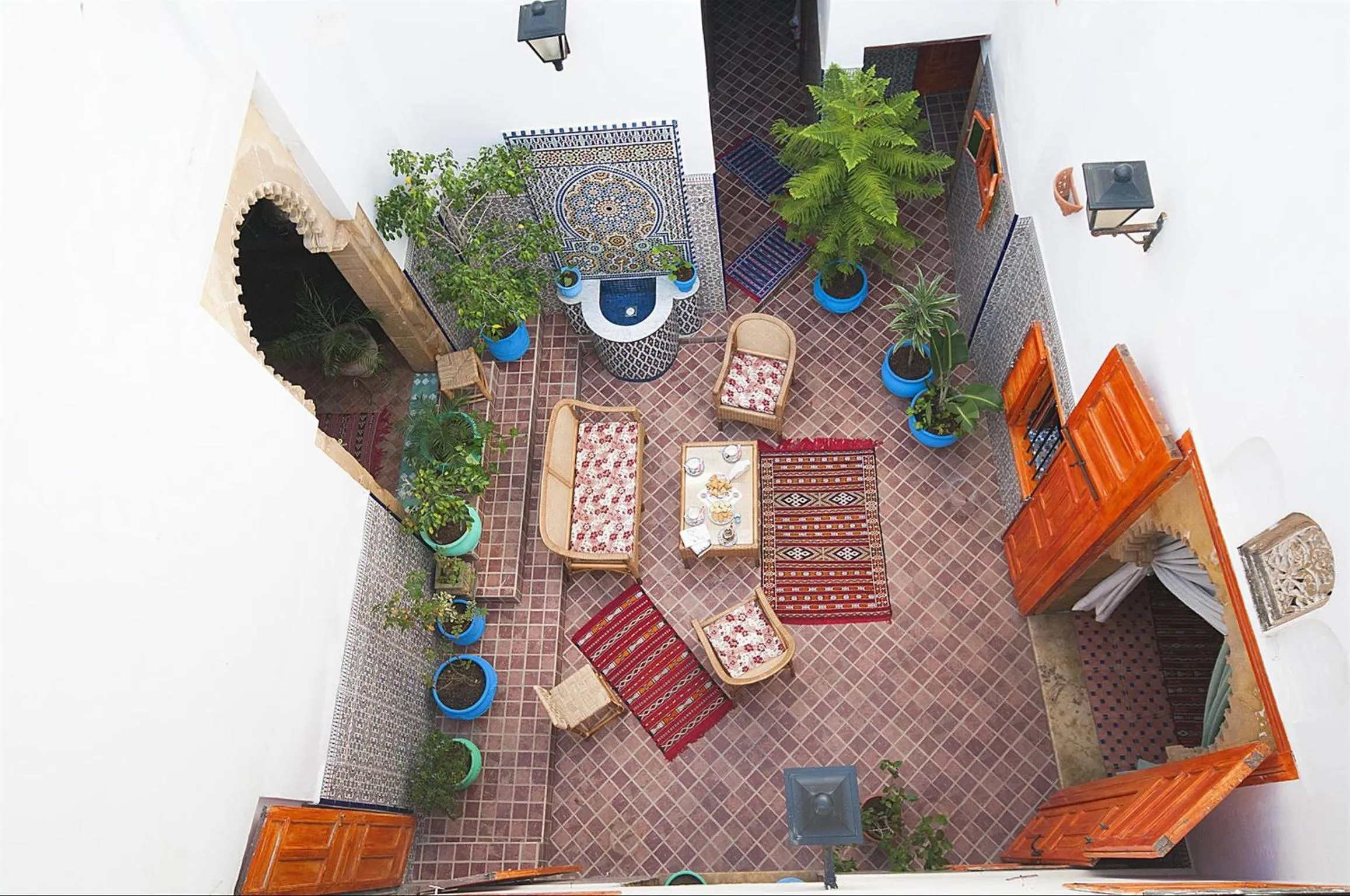 Patio in Riad Dar Jabador