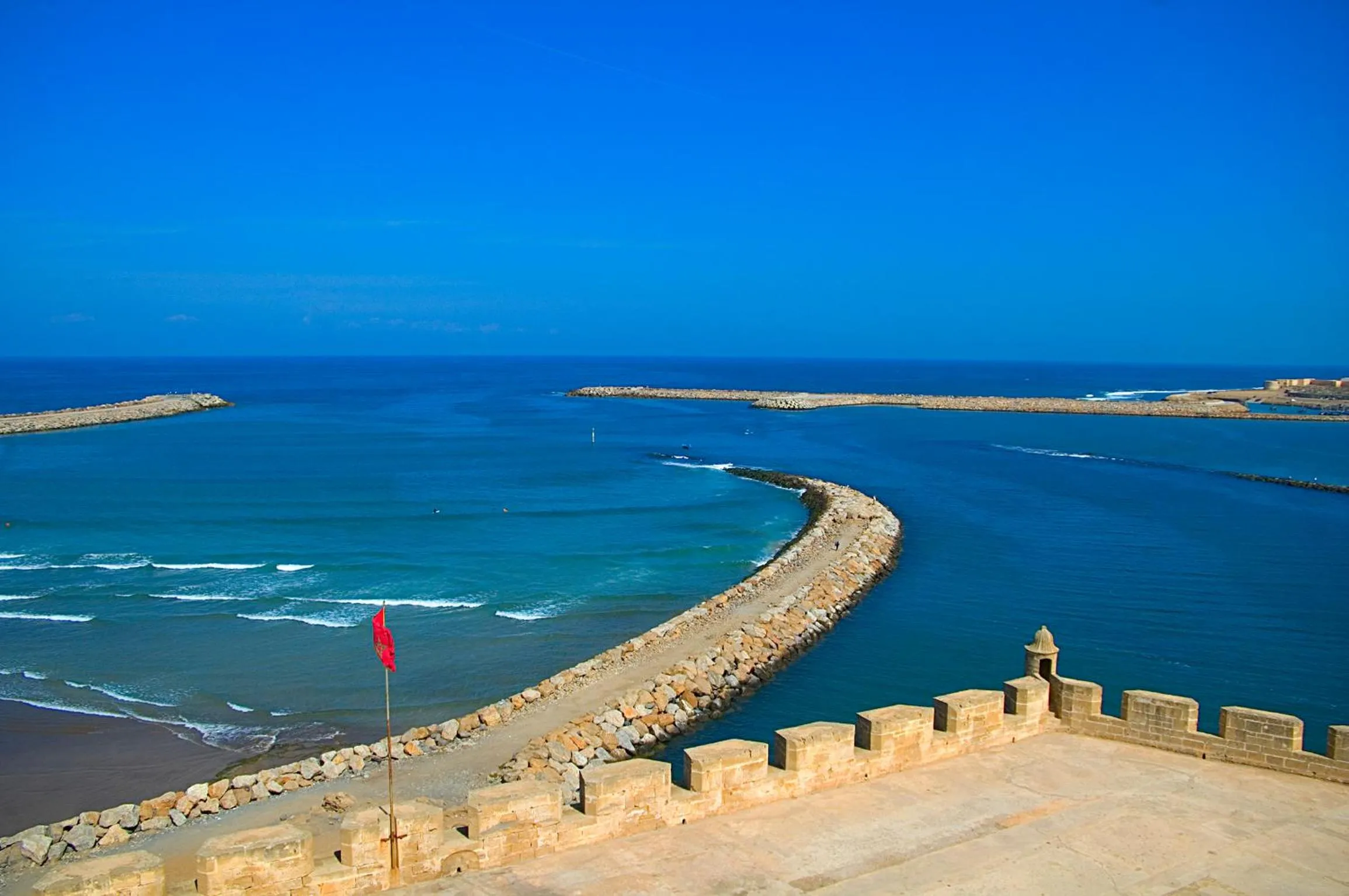 Sea view in Riad Dar Jabador