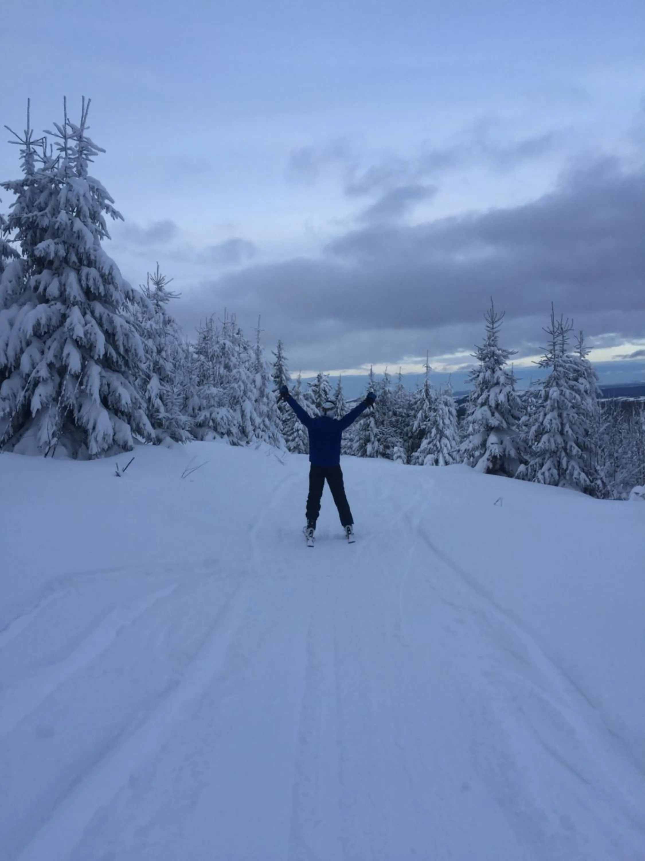 Skiing in Chalet & Apart Fichtelberger Blick