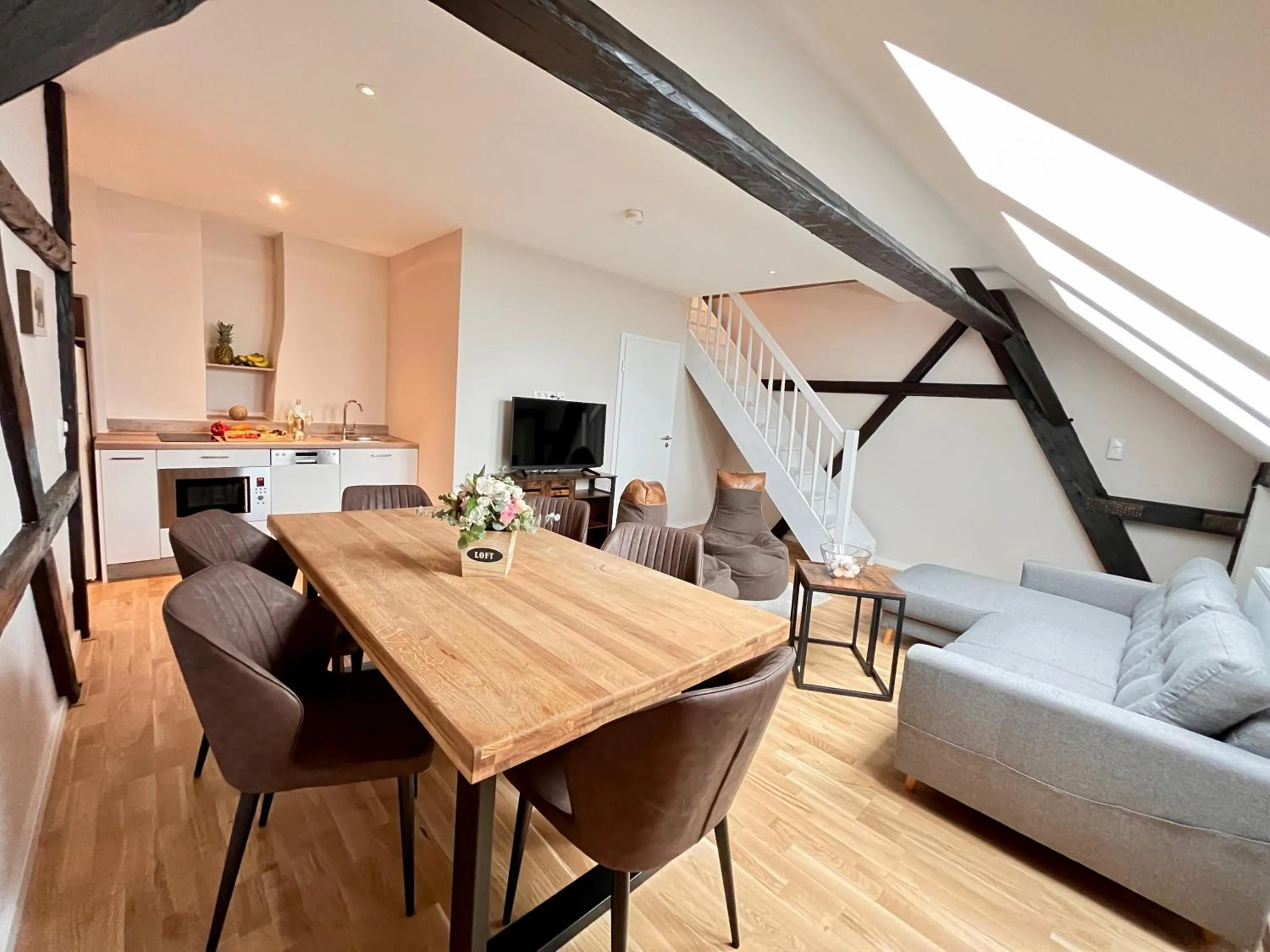 Living room in Chalet & Apart Fichtelberger Blick