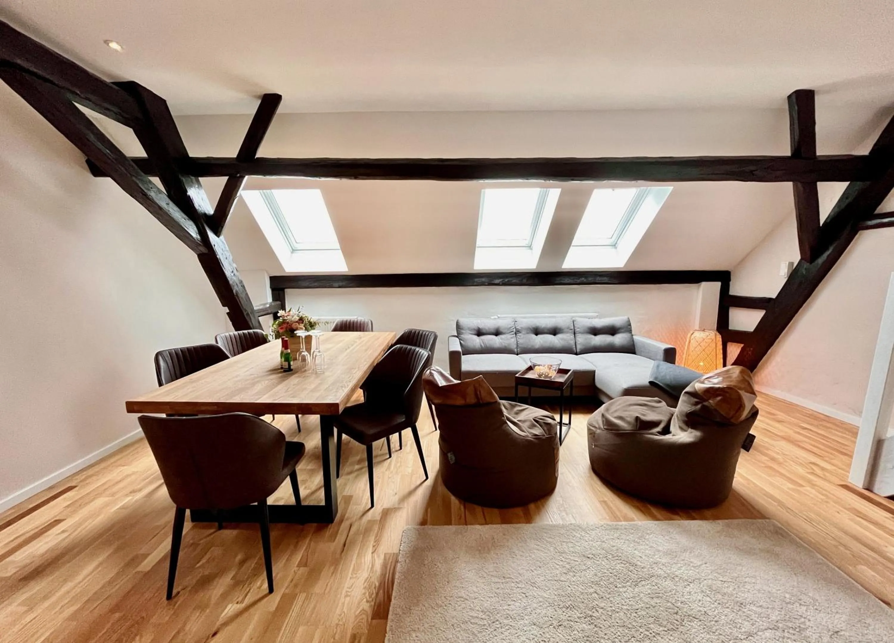 Living room in Chalet & Apart Fichtelberger Blick