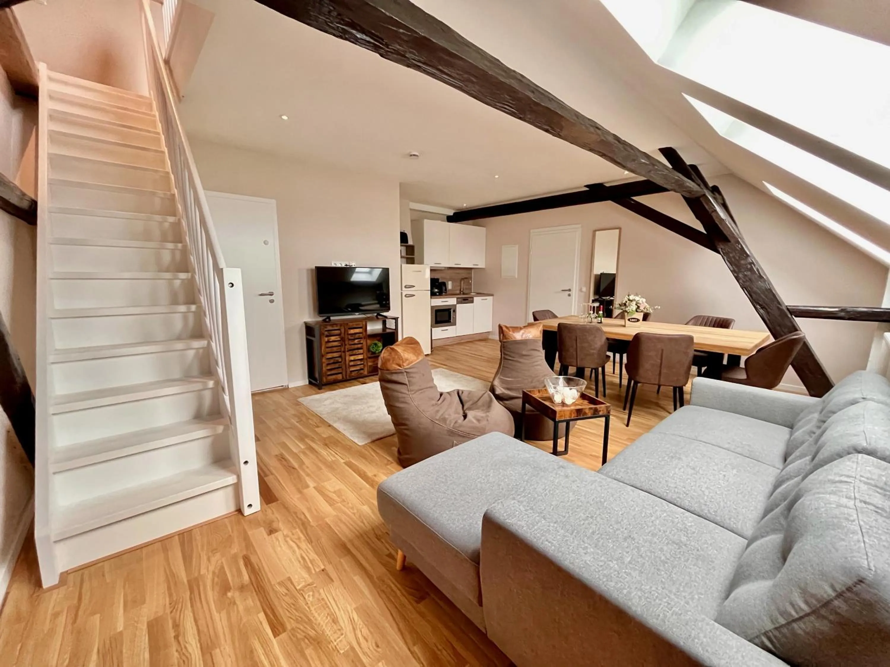 Living room in Chalet & Apart Fichtelberger Blick