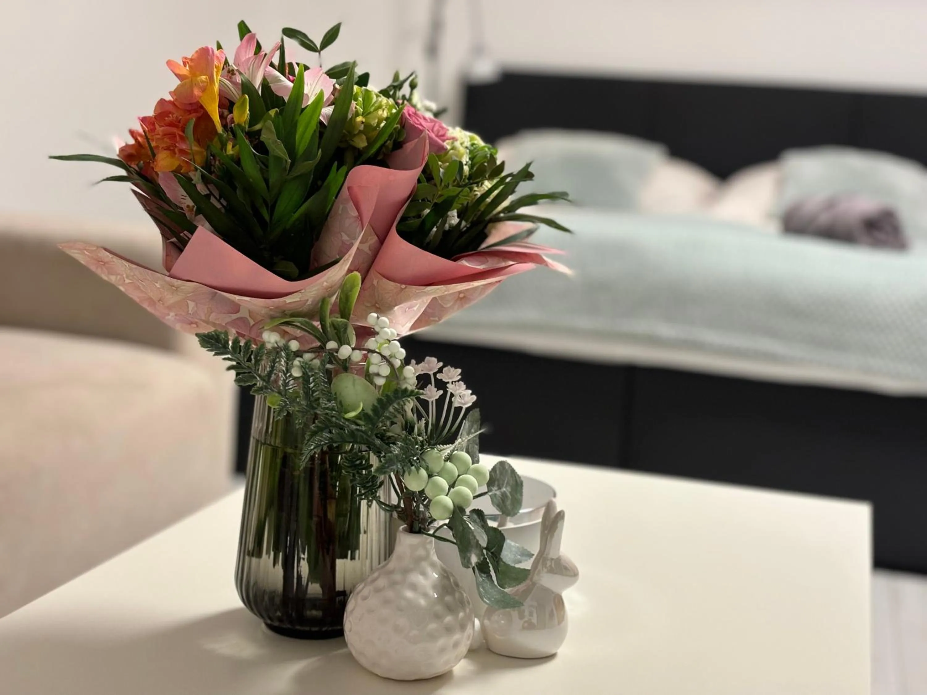 Bed in Villa Tara Bük