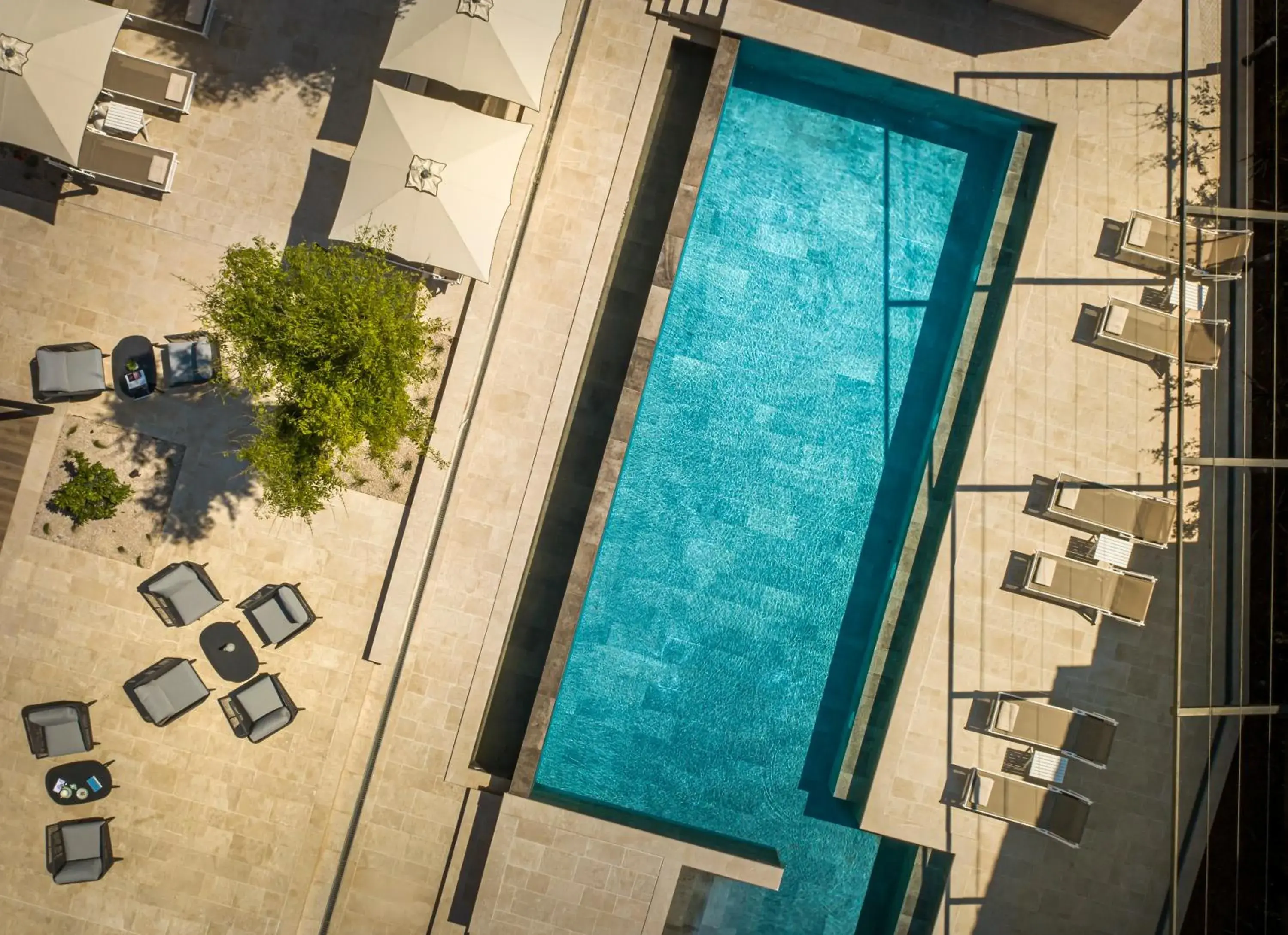Double Room with Pool View in DUNATOVI DVORI Heritage Hotel Double Room with Pool View in DUNATOVI DVORI Heritage Hotel