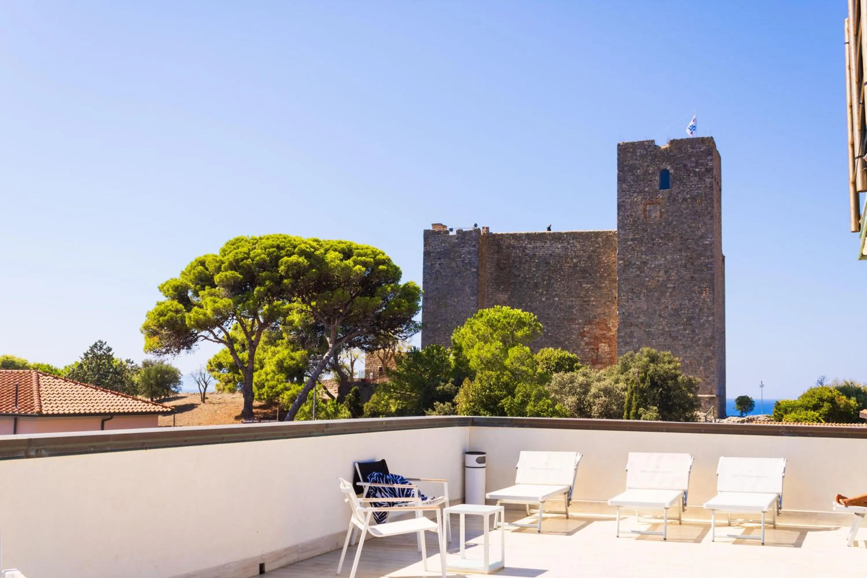 Balcony/Terrace in Hotel Il Telamonio