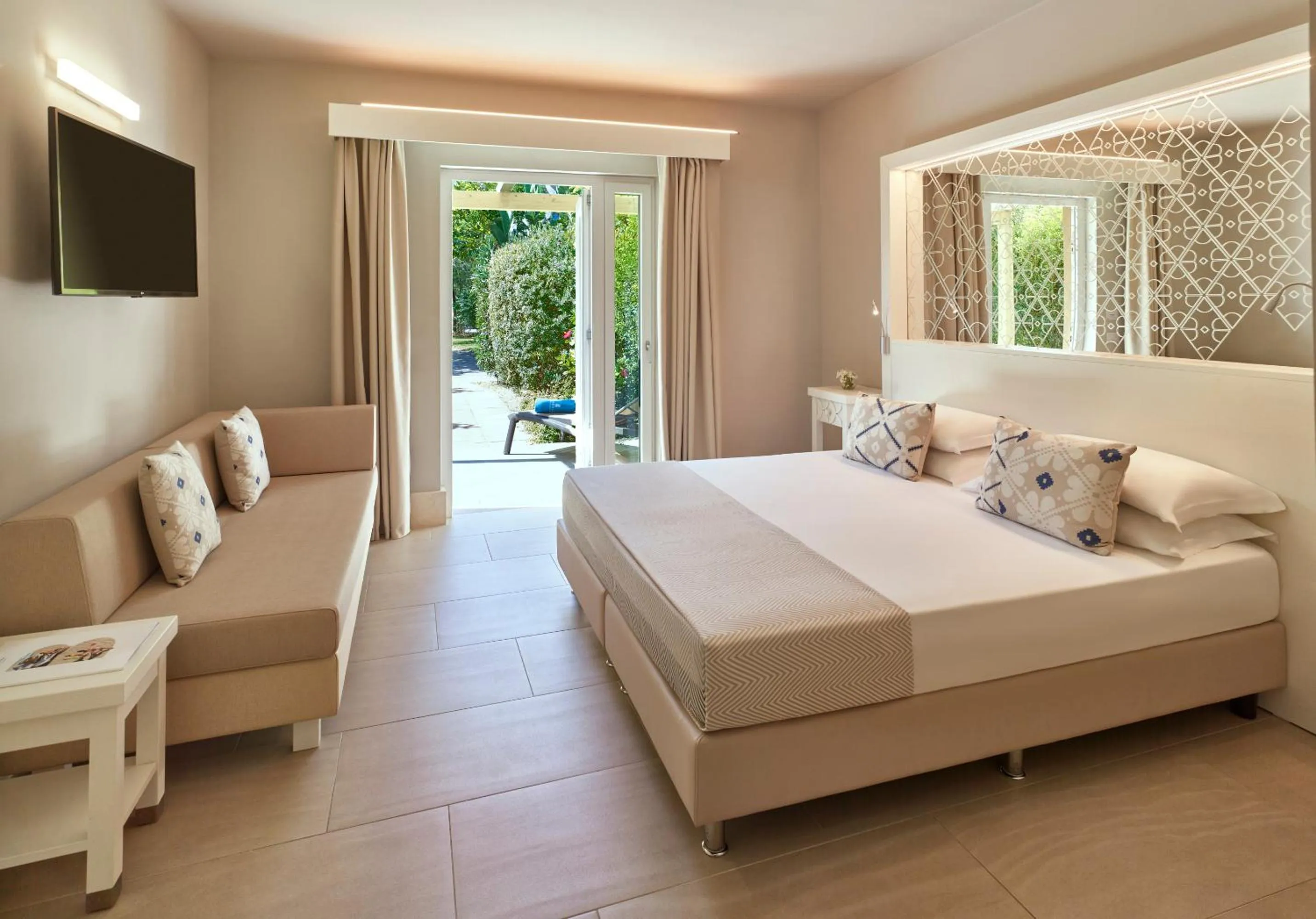 Bed in Is Serenas Badesi Resort