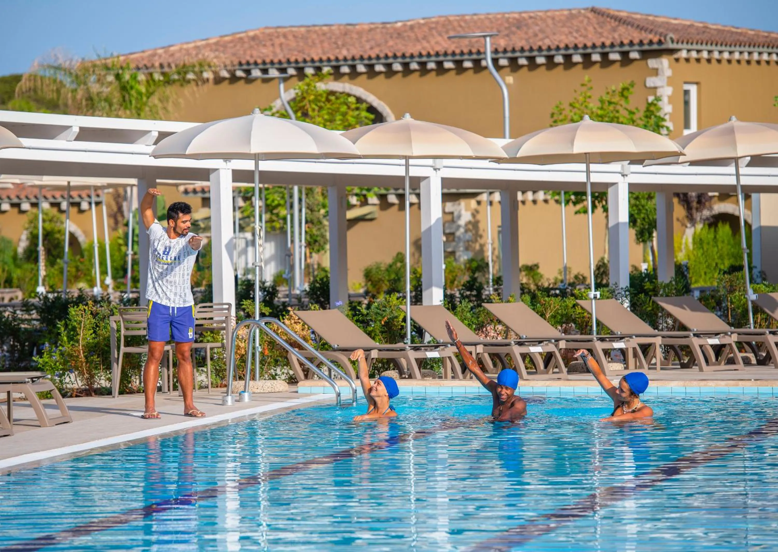 People in Is Serenas Badesi Resort