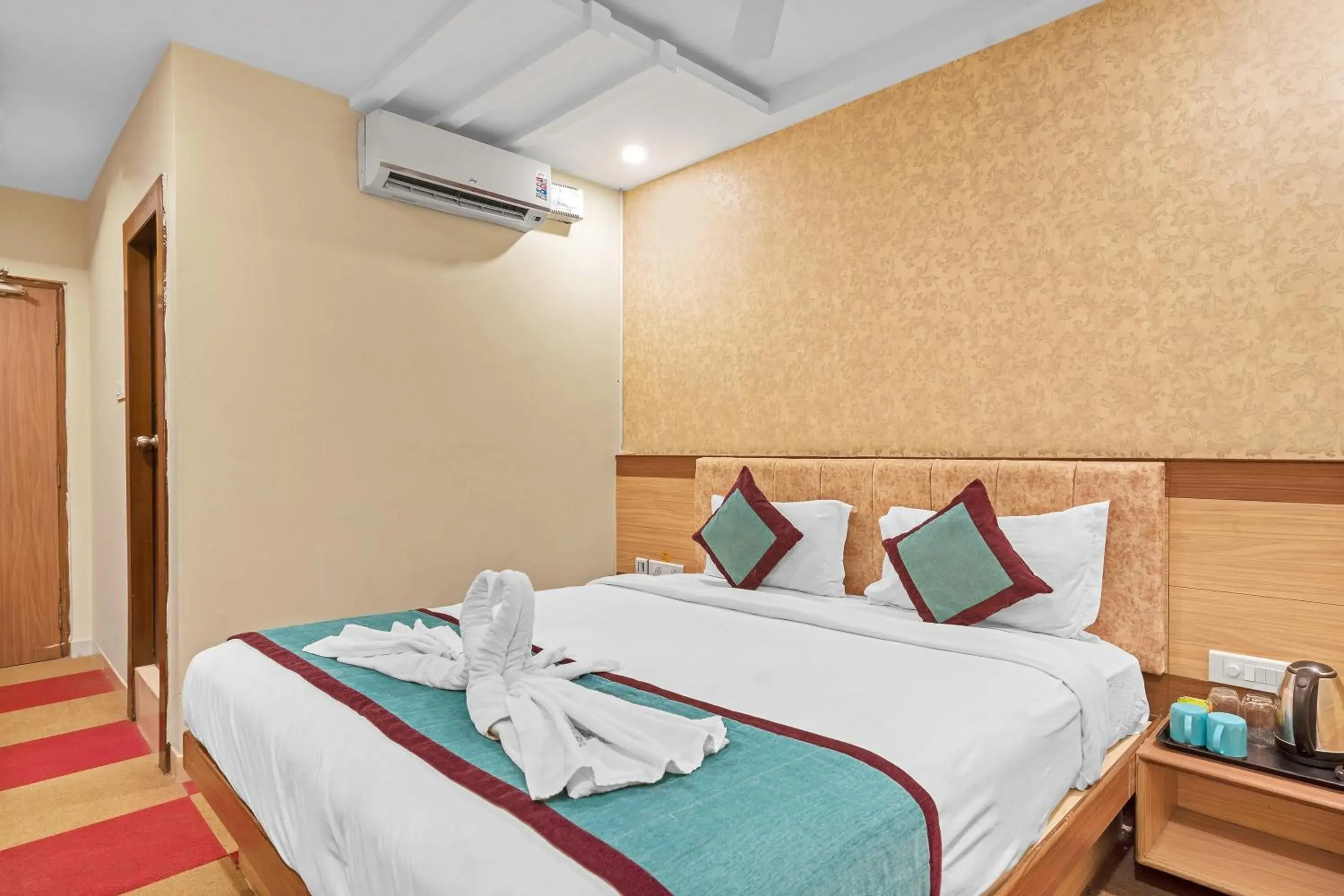 Bed in Hotel SM Deccan Park Airport Zone Shamshabad Hyderabad Bed in Hotel SM Deccan Park Airport Zone Shamshabad Hyderabad
