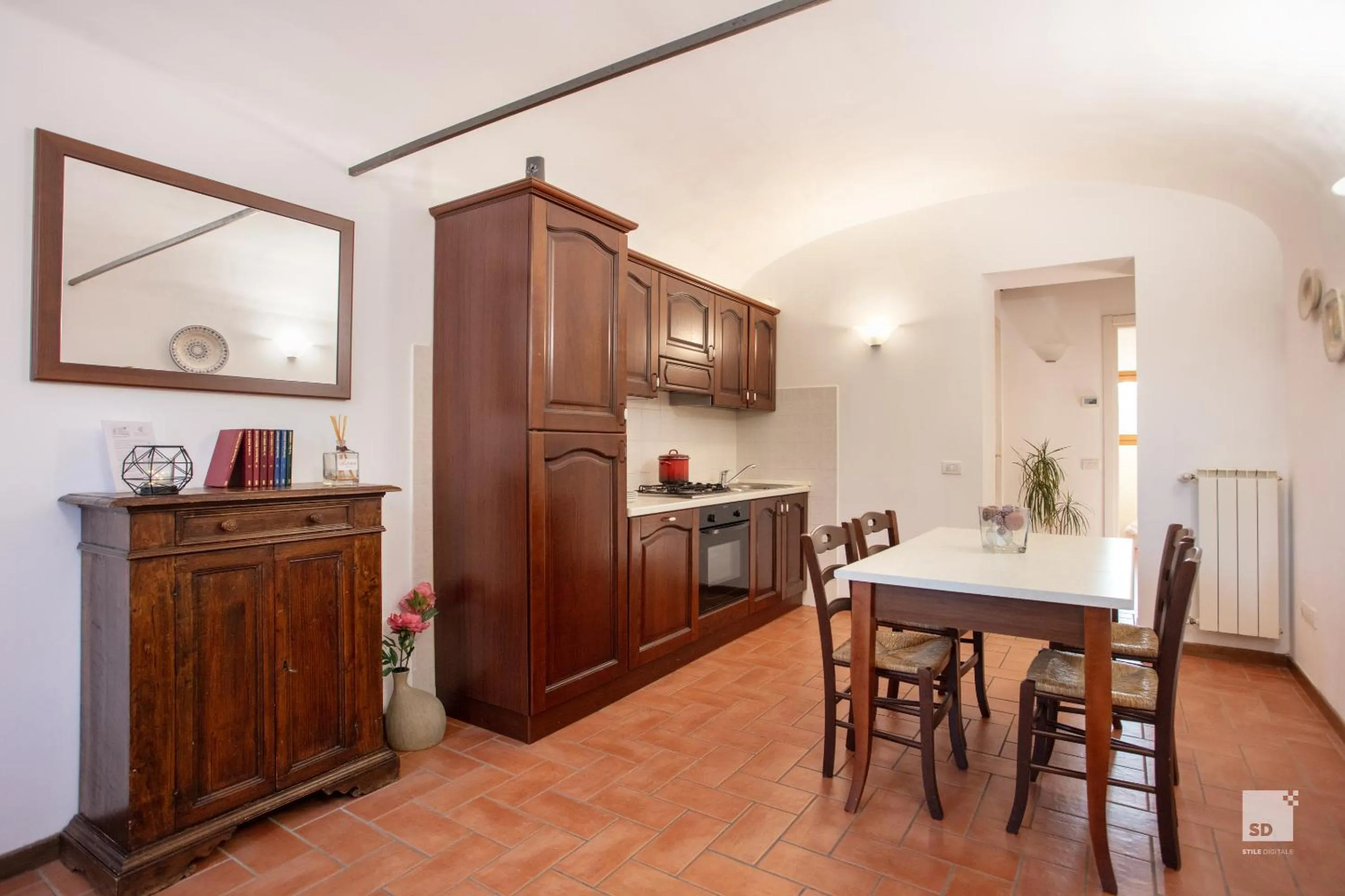 Kitchen or kitchenette in Tenuta Il Burchio