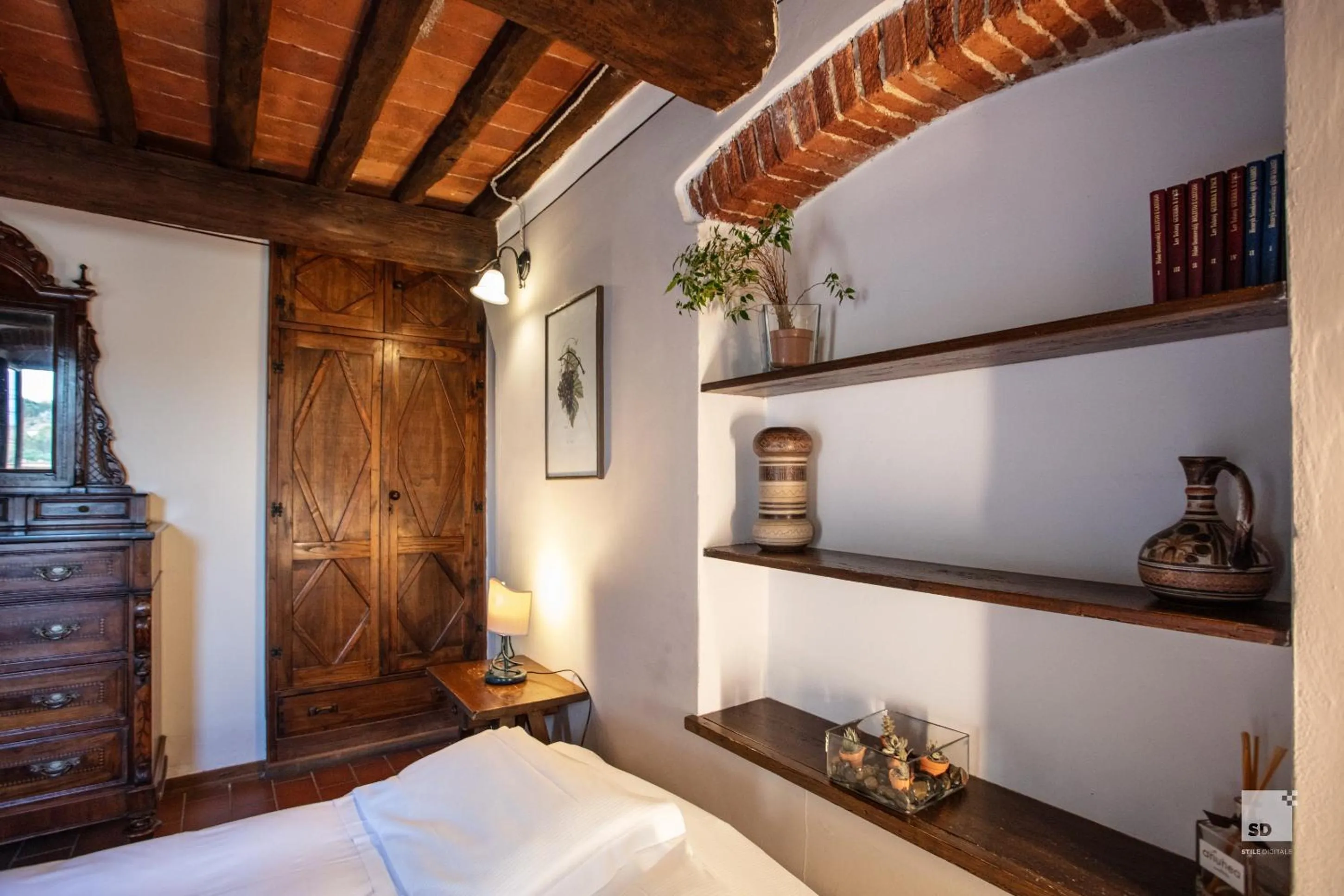 Photo of the whole room, Bed in Tenuta Il Burchio