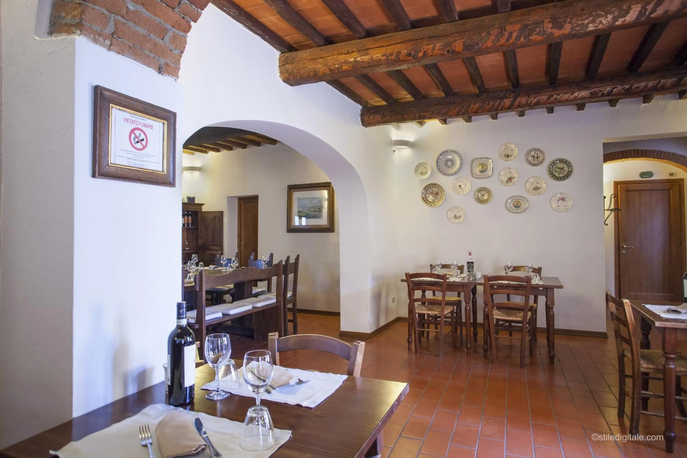Restaurant/places to eat in Tenuta Il Burchio