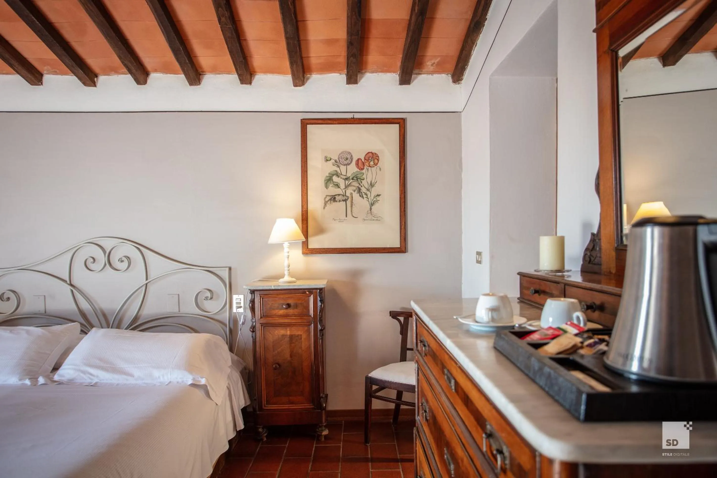 Coffee/tea facilities, Bed in Tenuta Il Burchio