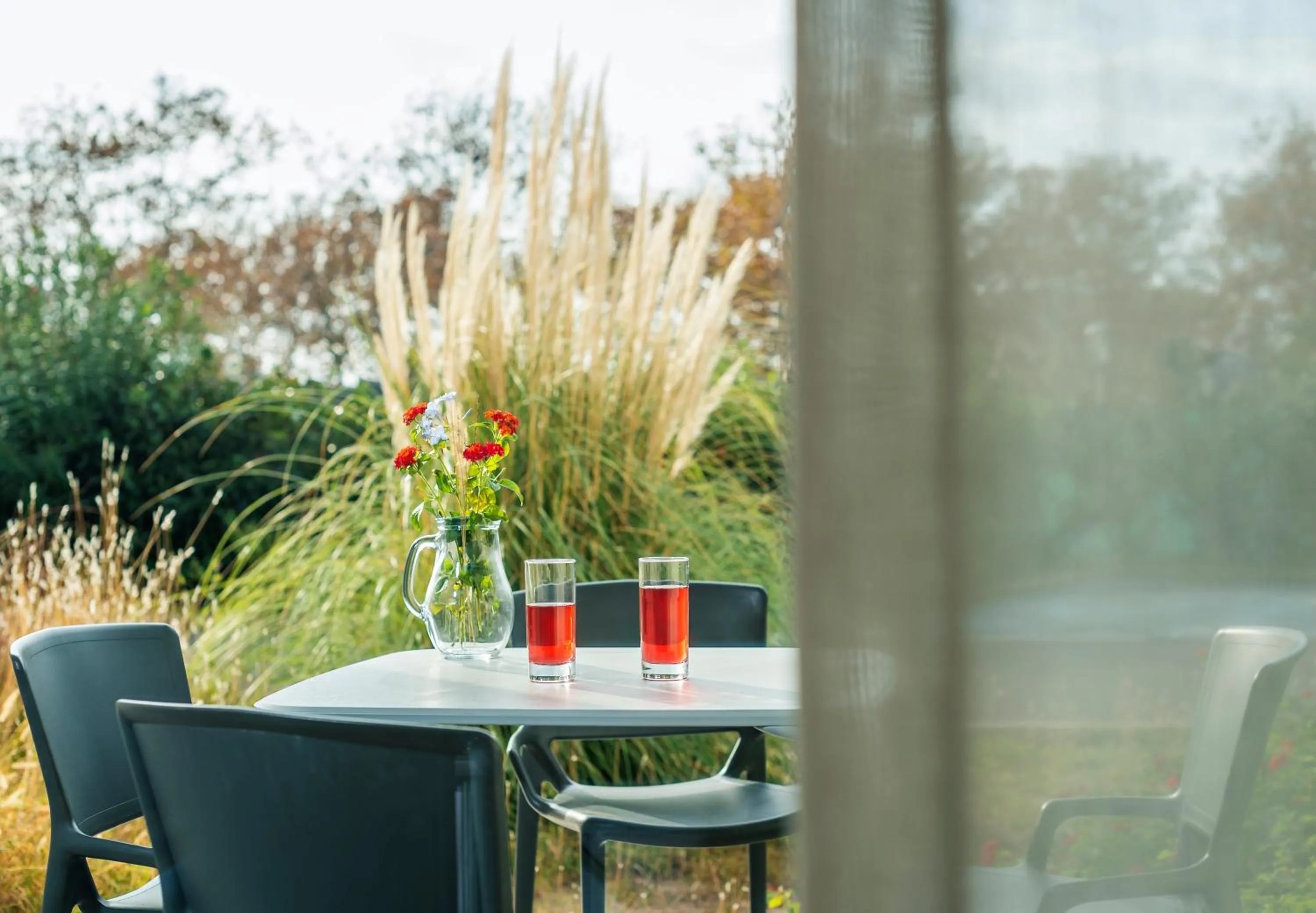 Patio in Le Jardin de Babylone Résidence Festive & Naturiste "réservé aux couples uniquement"