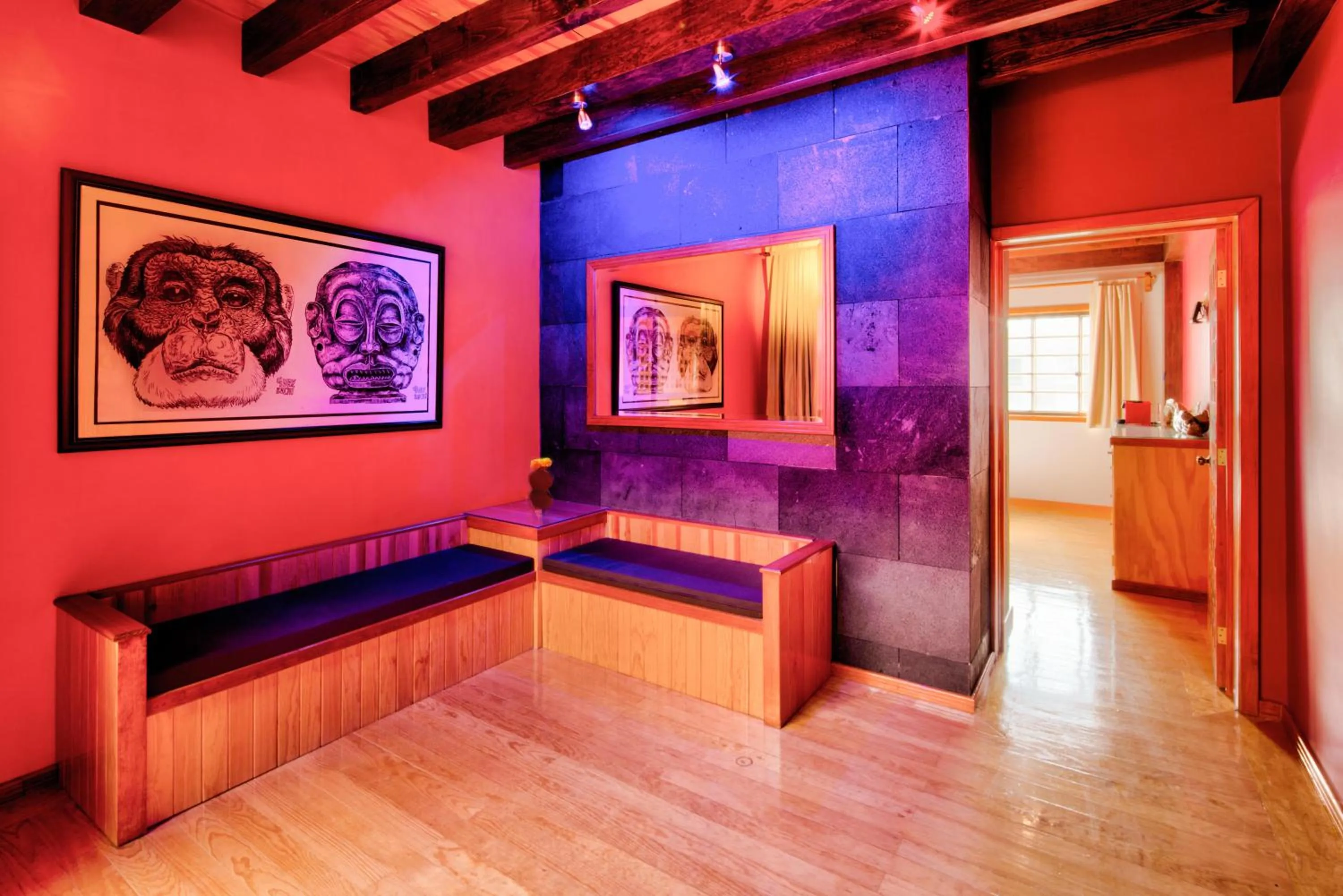 Seating area in Hotel Parque España