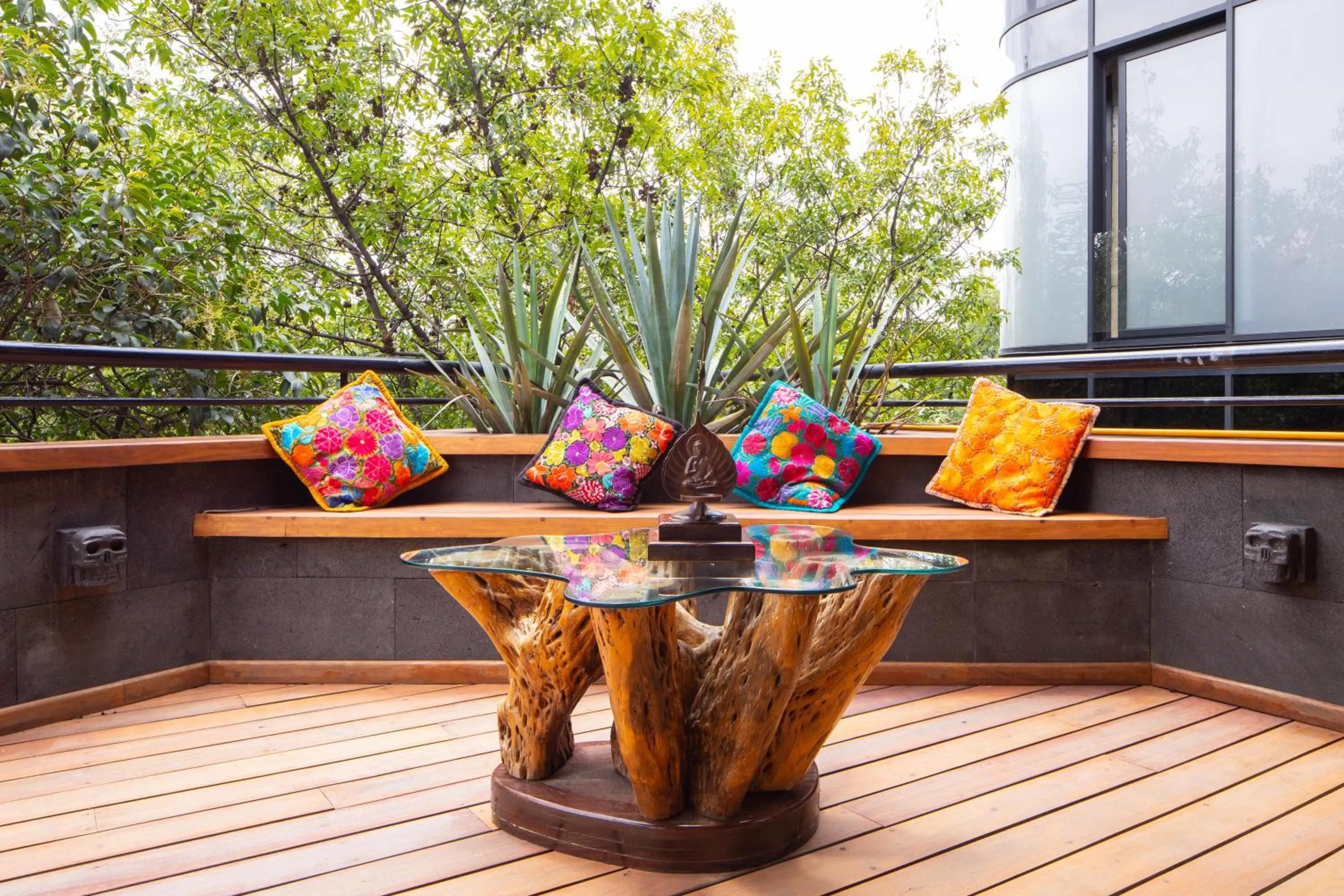 Balcony/Terrace in Hotel Parque España