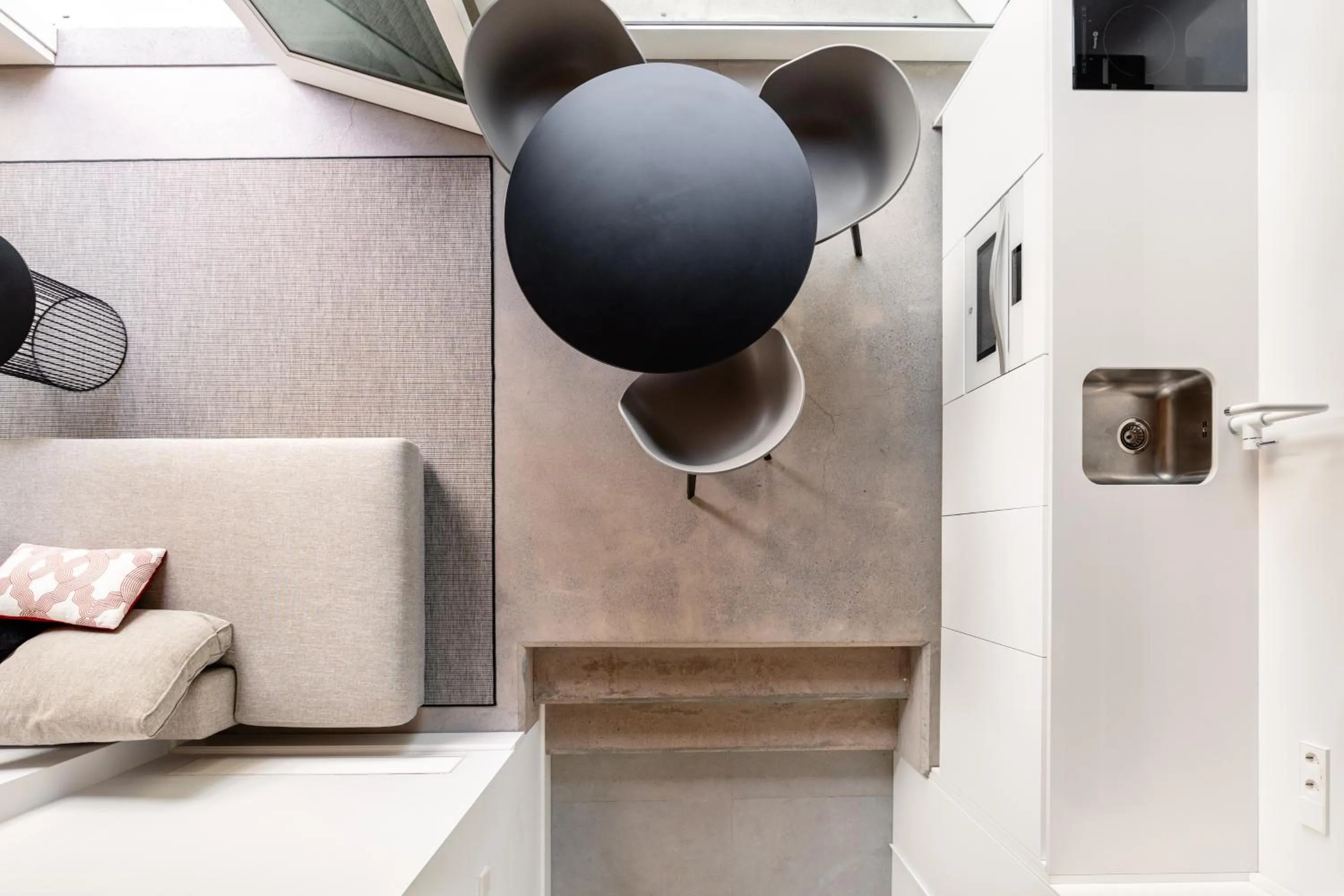 Living room in The Park Suites by IRES LAR