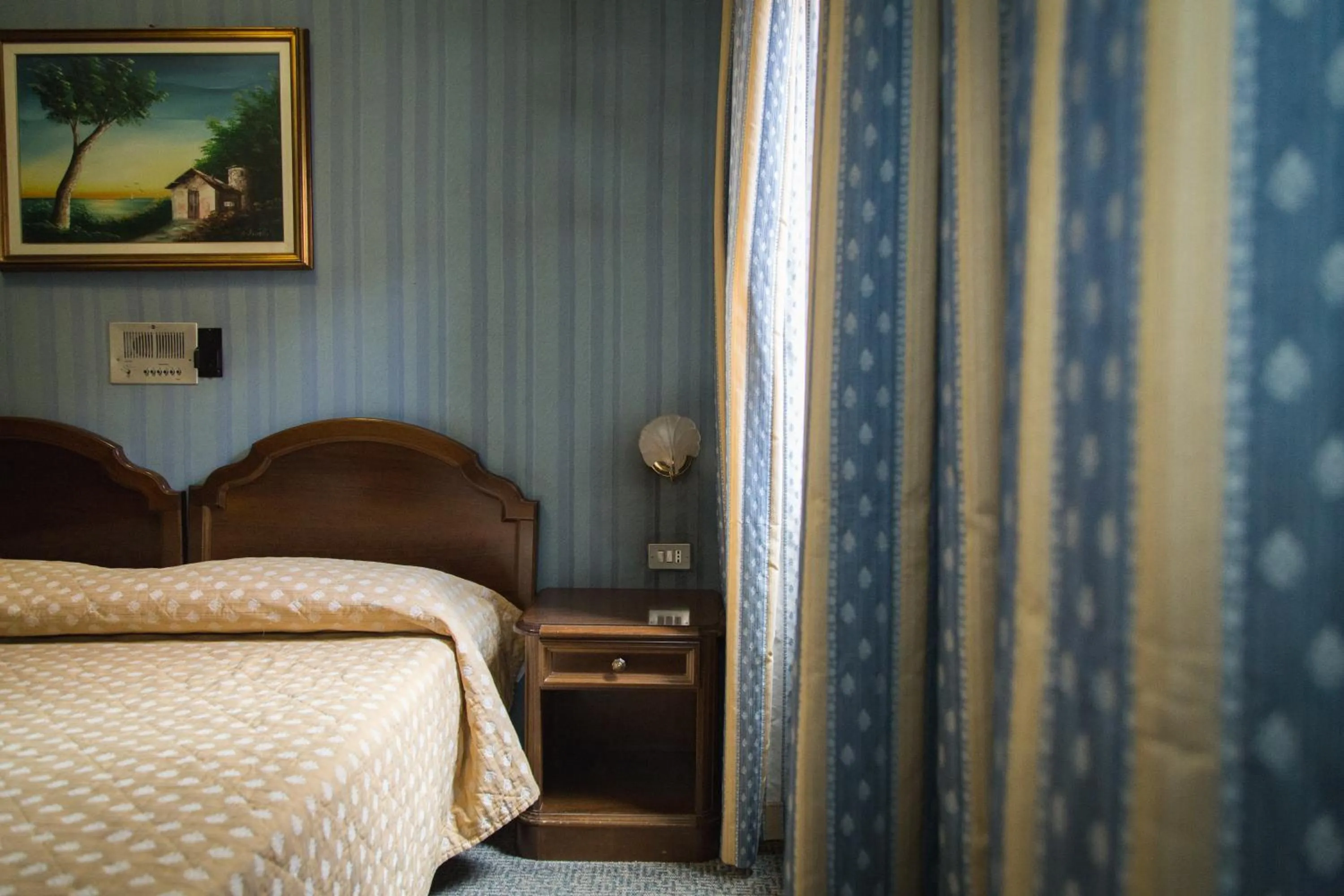 Bed in Hotel Accursio